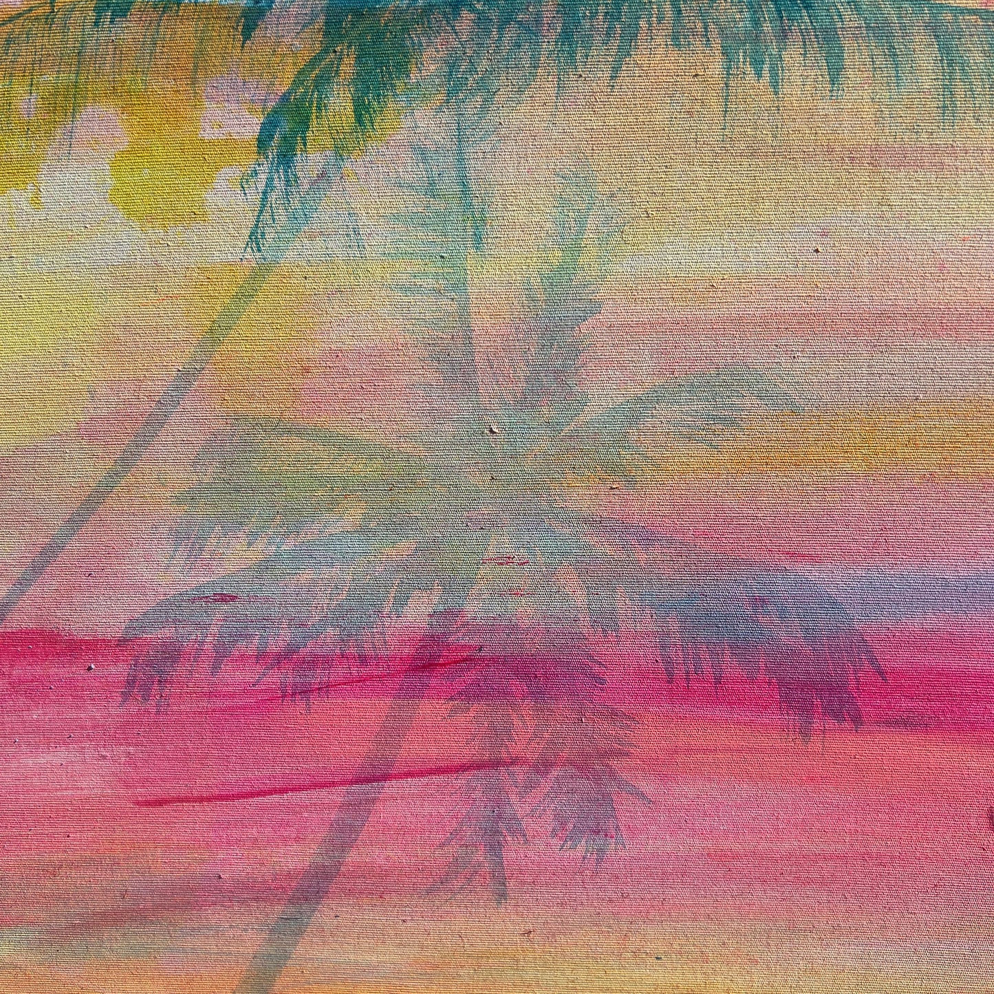 'Lie With Me At Sunset' 153cm x 117cm - Kathryn Sillince Artist