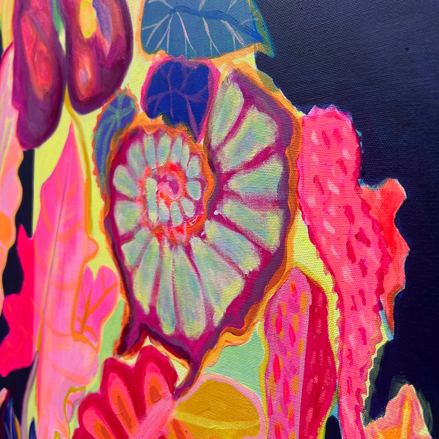 ‘Light Finds A Way’ 82cm x 82cm - Kathryn Sillince Artist