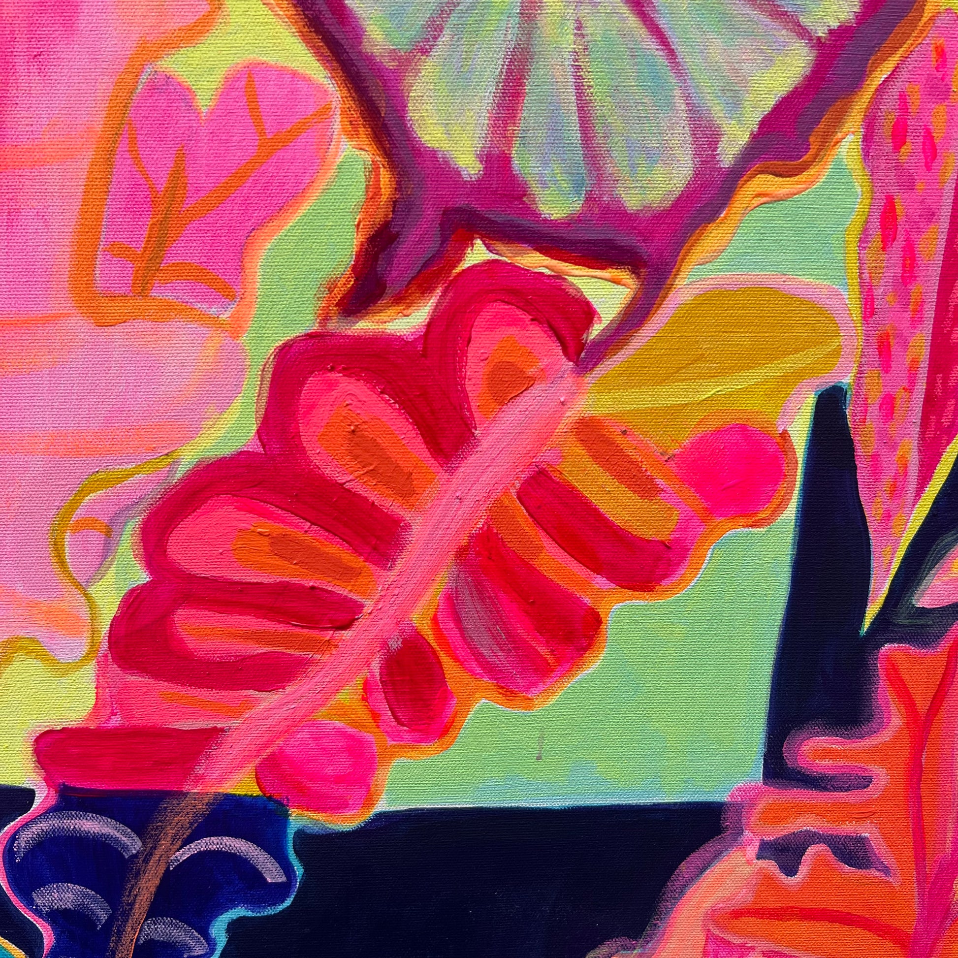 ‘Light Finds A Way’ 82cm x 82cm - Kathryn Sillince Artist