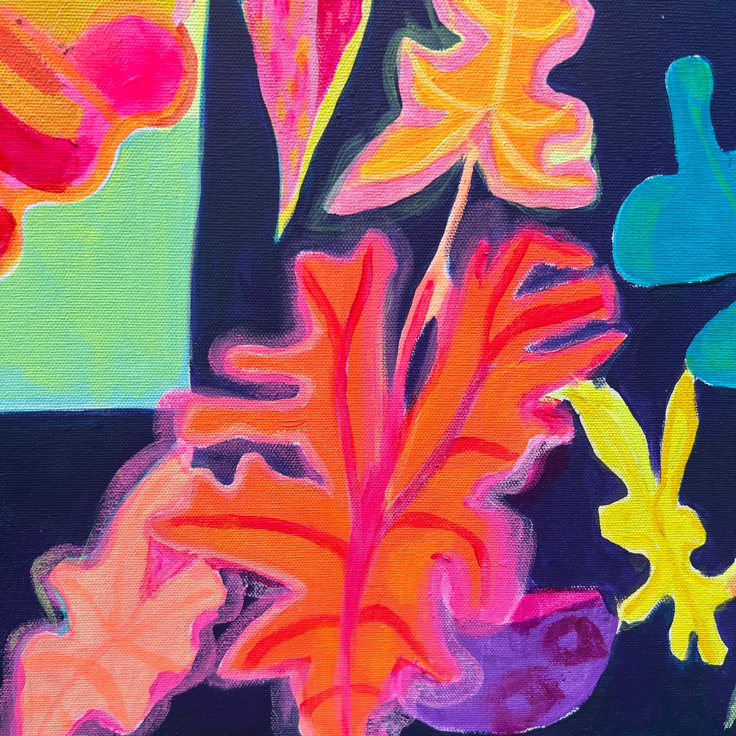 ‘Light Finds A Way’ 82cm x 82cm - Kathryn Sillince Artist