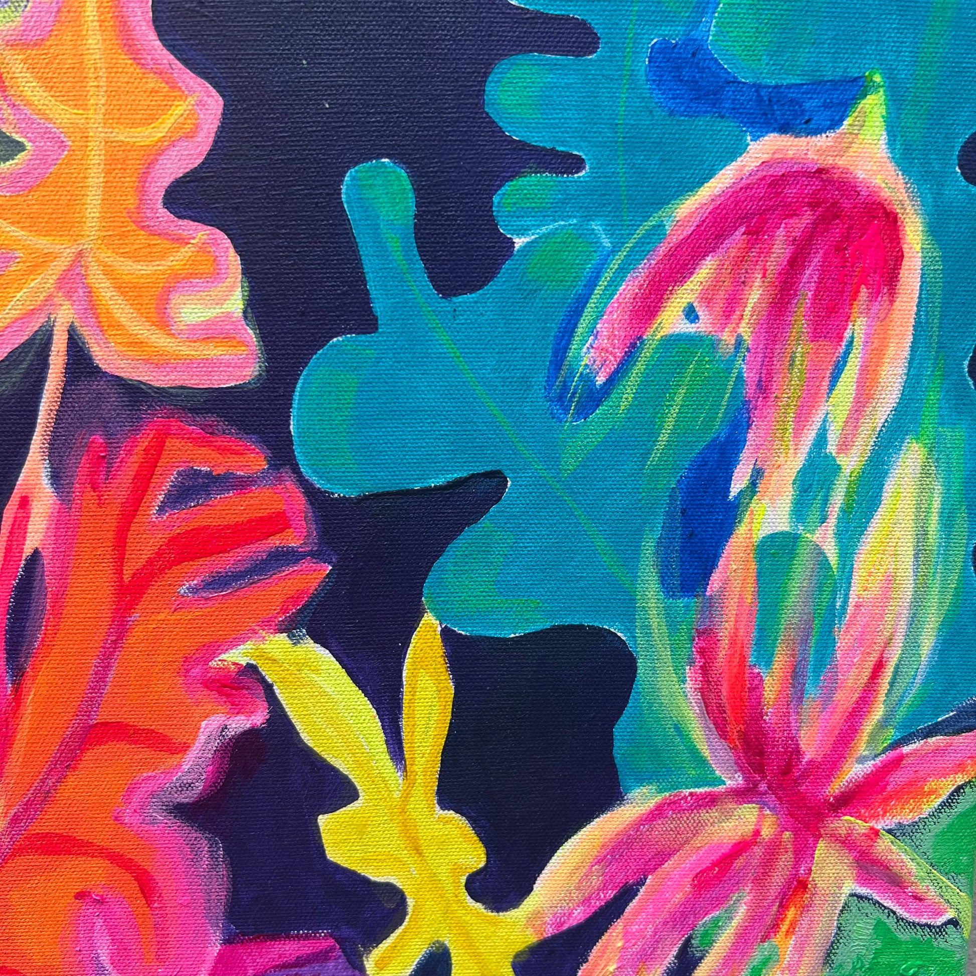 ‘Light Finds A Way’ 82cm x 82cm - Kathryn Sillince Artist