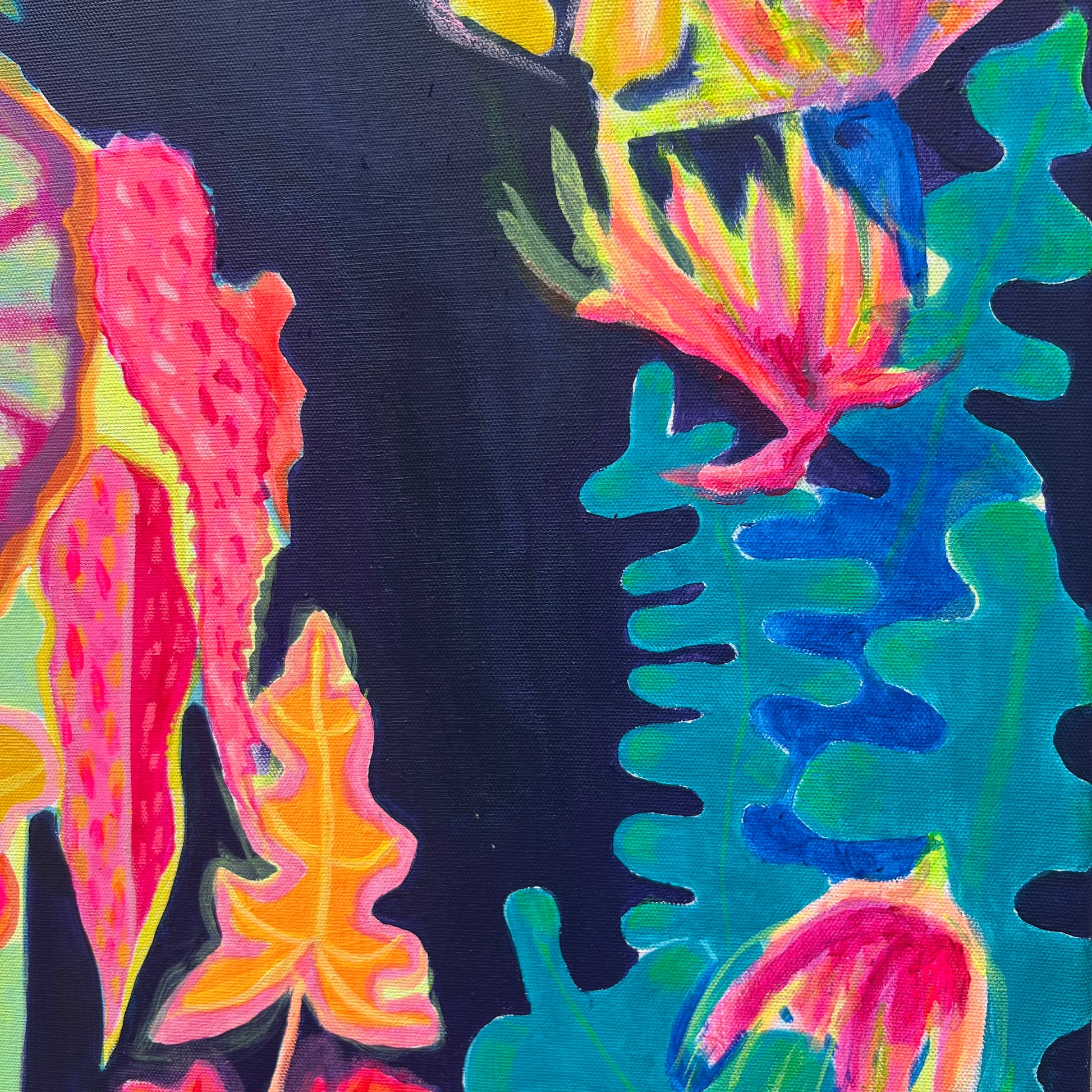 ‘Light Finds A Way’ 82cm x 82cm - Kathryn Sillince Artist