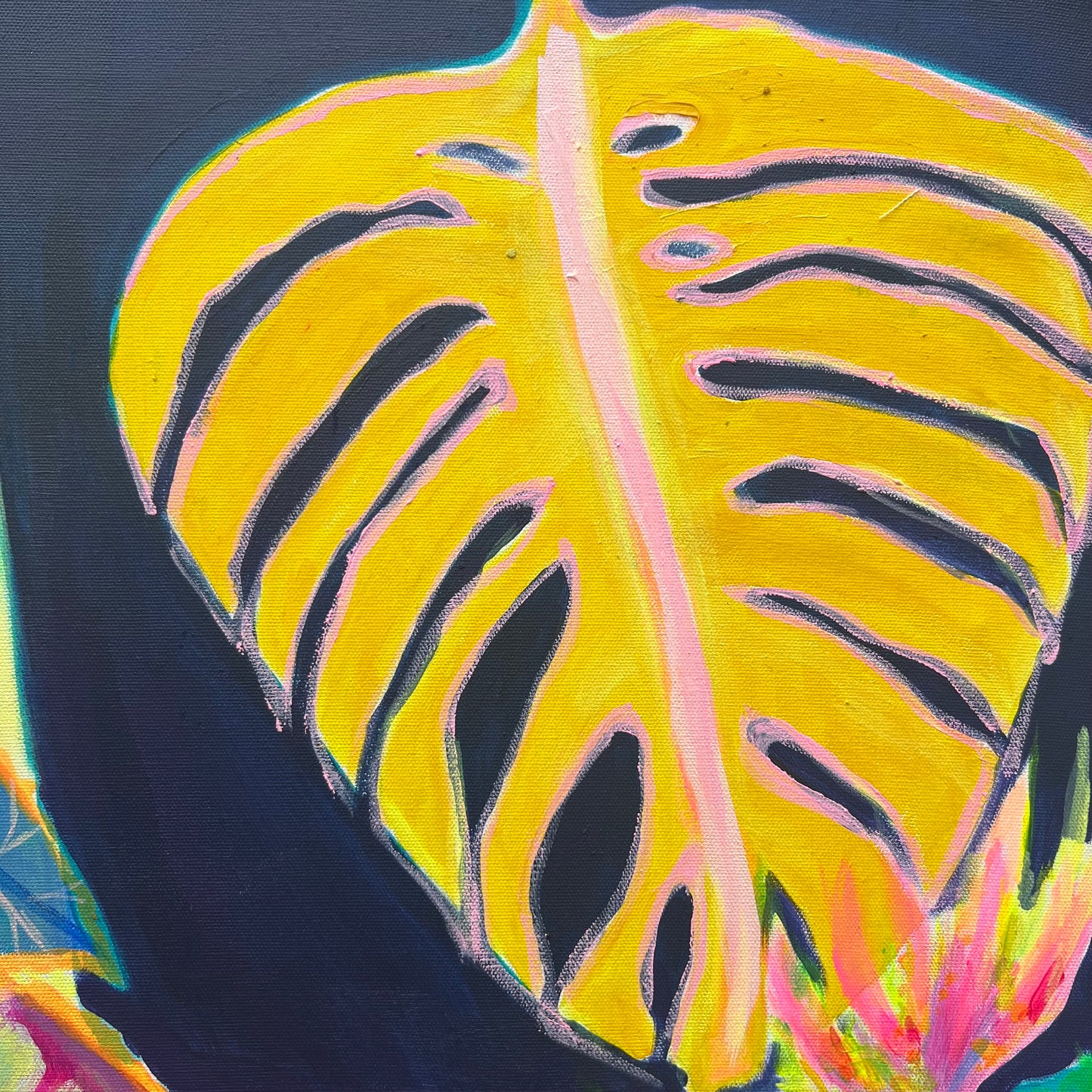 ‘Light Finds A Way’ 82cm x 82cm - Kathryn Sillince Artist