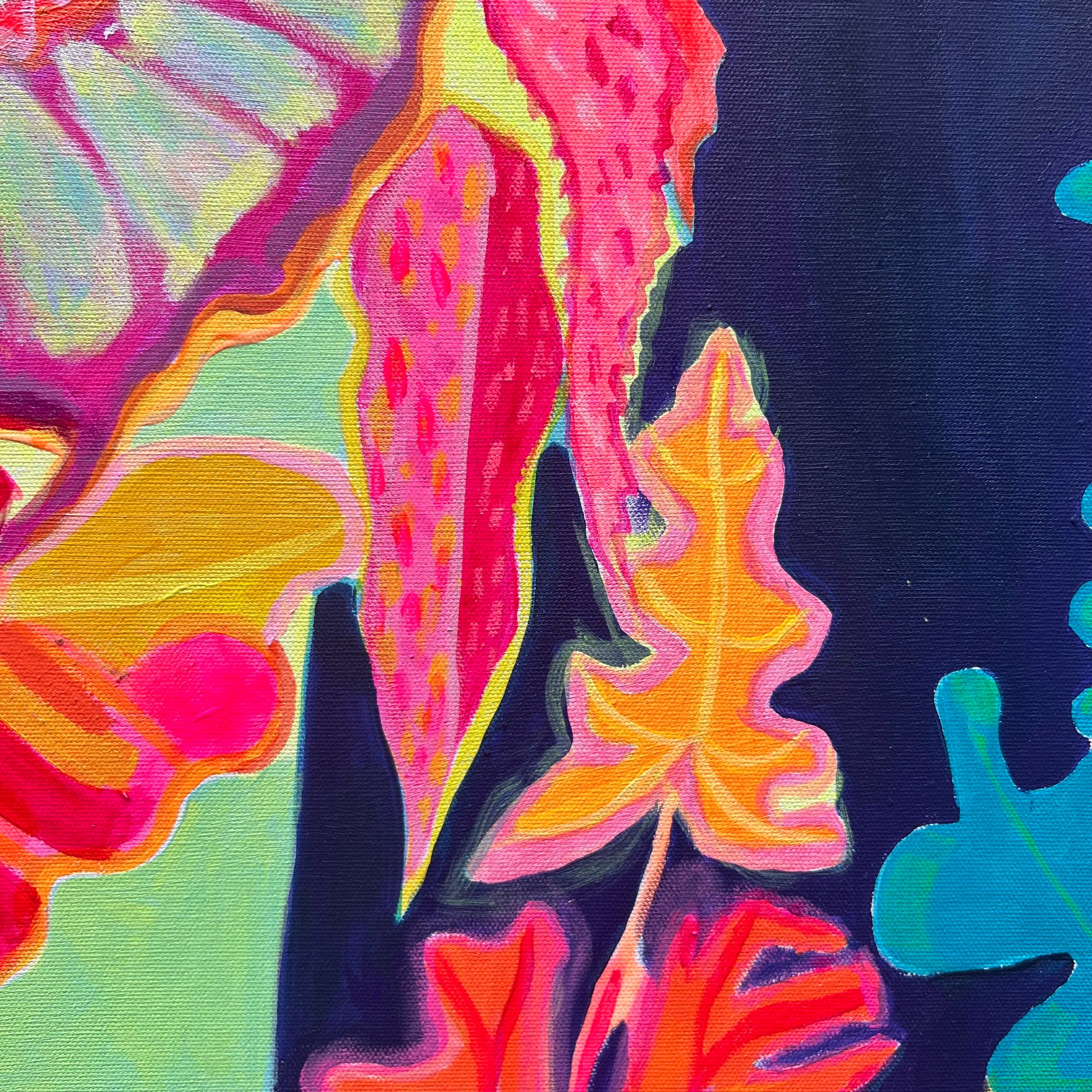 ‘Light Finds A Way’ 82cm x 82cm - Kathryn Sillince Artist