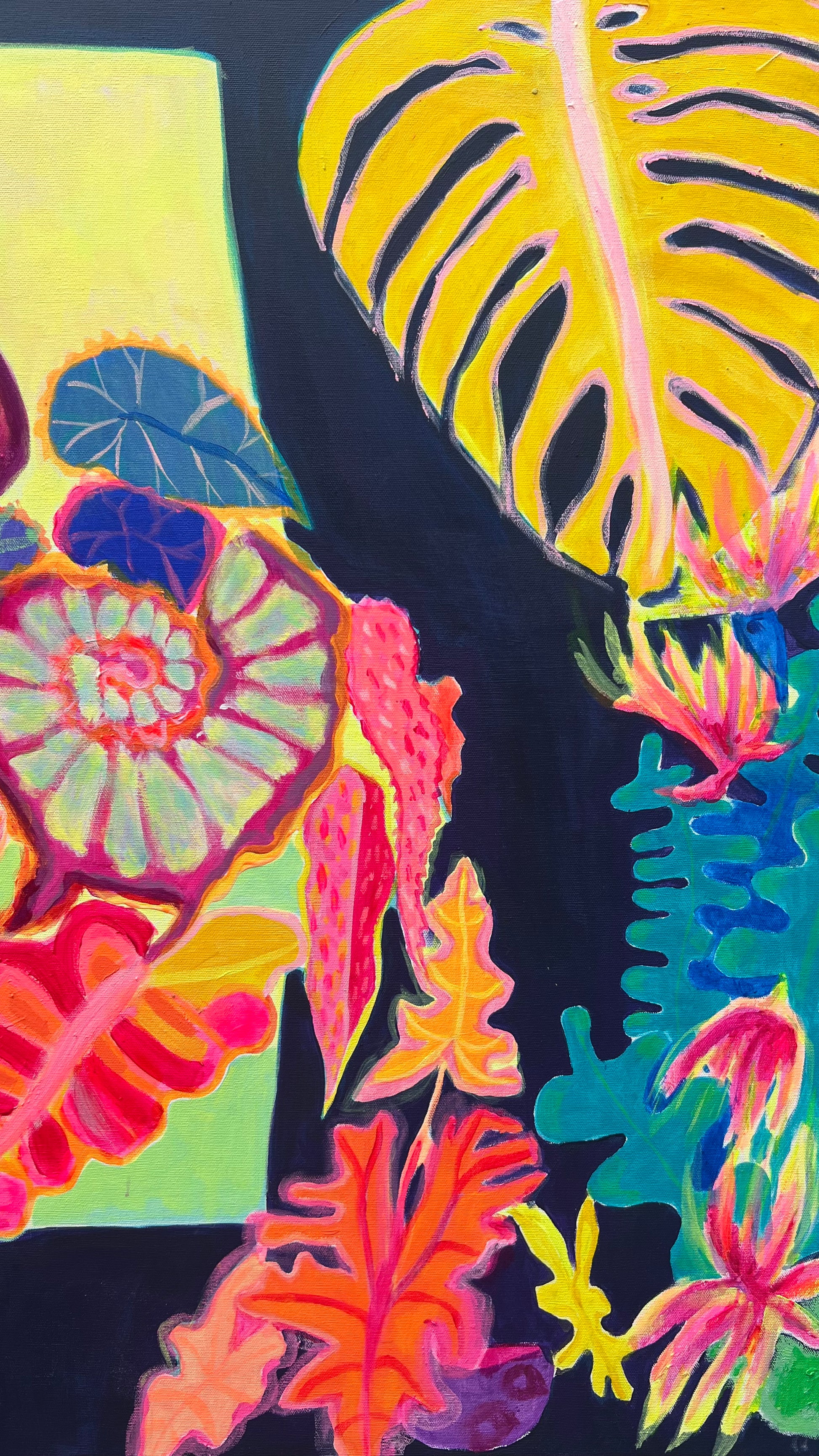 ‘Light Finds A Way’ 82cm x 82cm - Kathryn Sillince Artist