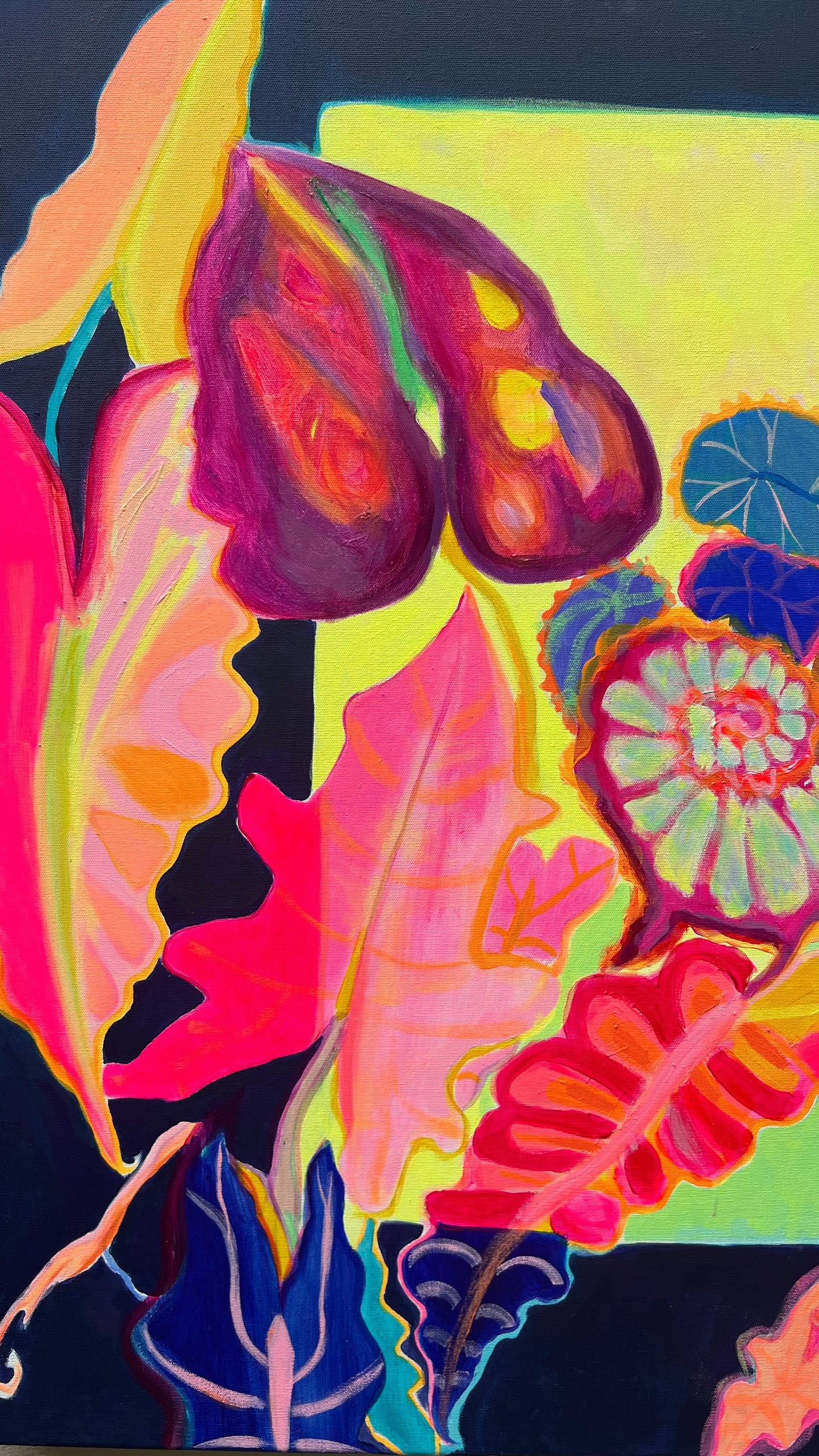 ‘Light Finds A Way’ 82cm x 82cm - Kathryn Sillince Artist