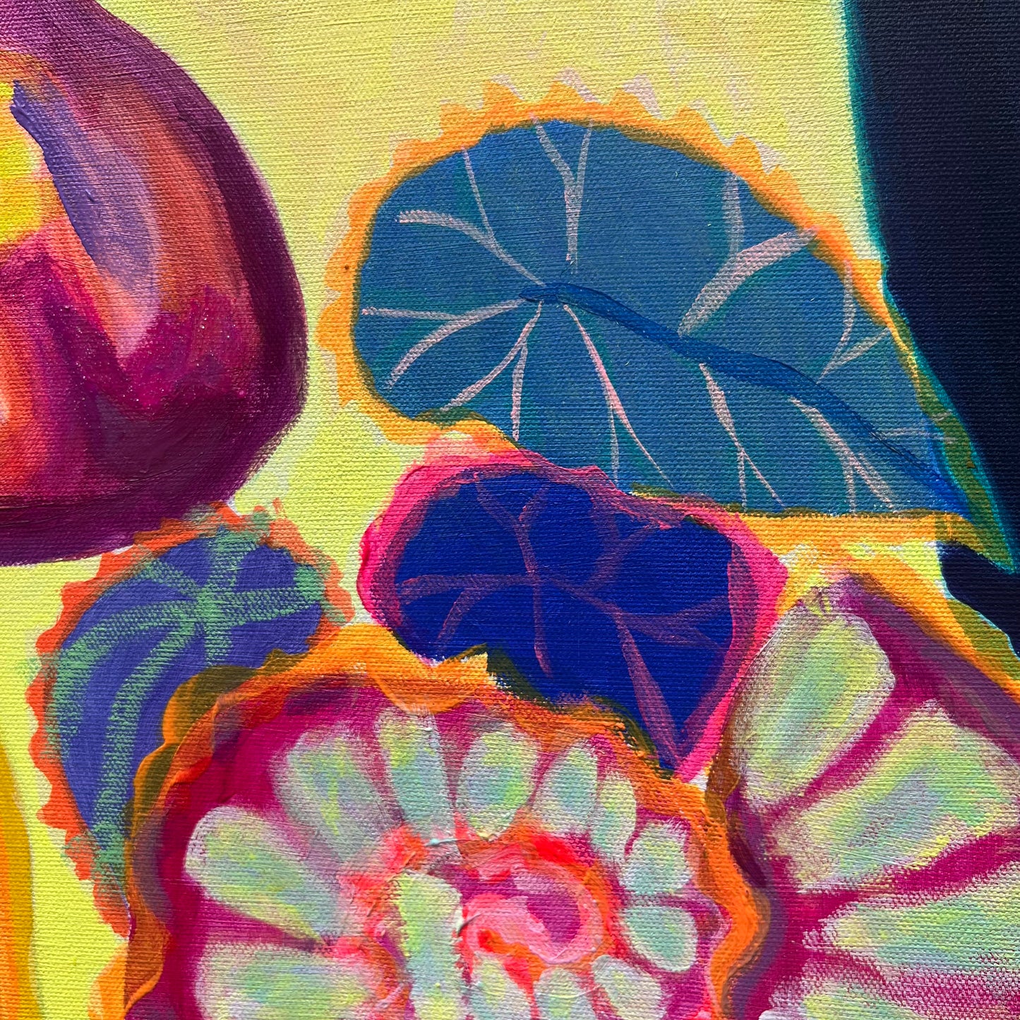 ‘Light Finds A Way’ 82cm x 82cm - Kathryn Sillince Artist