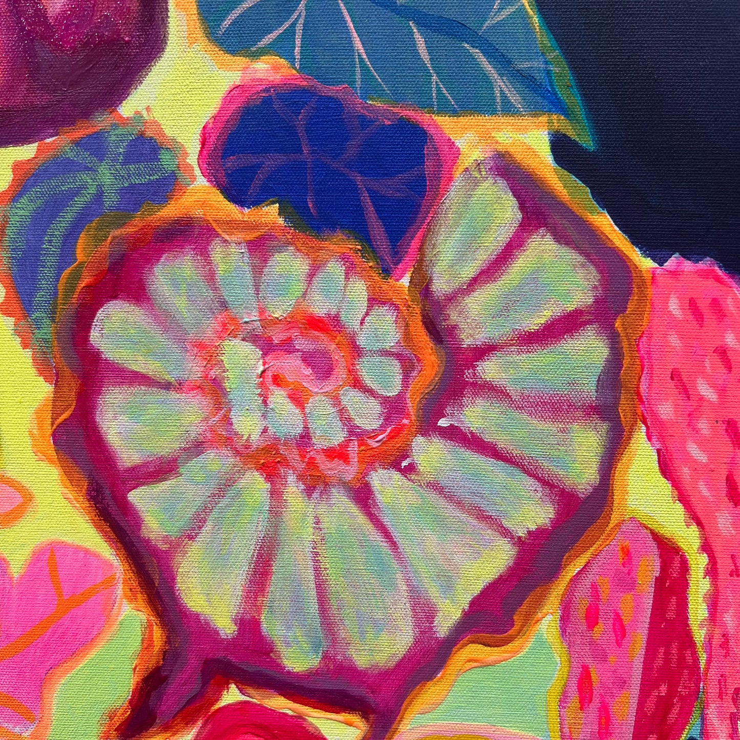 ‘Light Finds A Way’ 82cm x 82cm - Kathryn Sillince Artist
