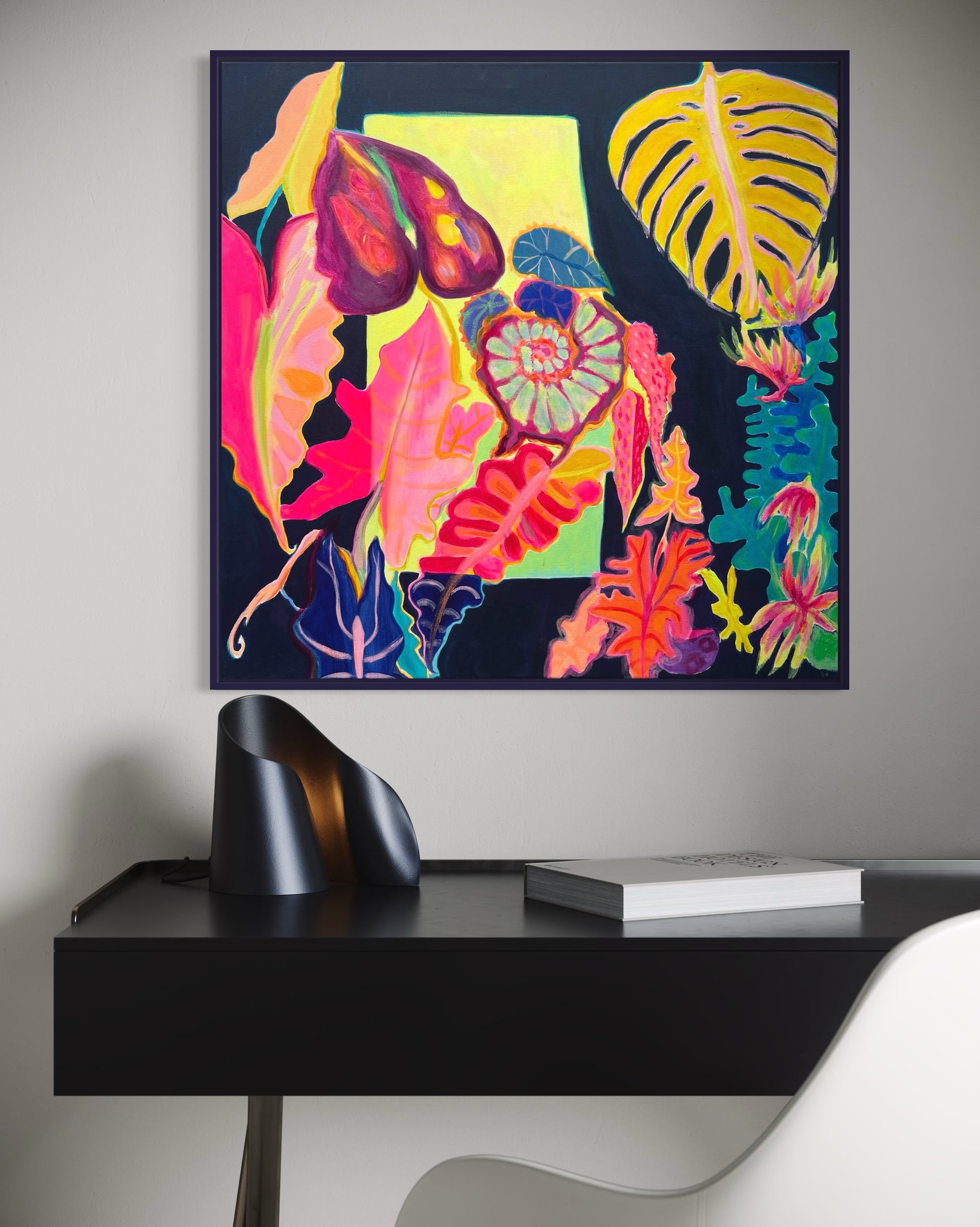 ‘Light Finds A Way’ 82cm x 82cm - Kathryn Sillince Artist