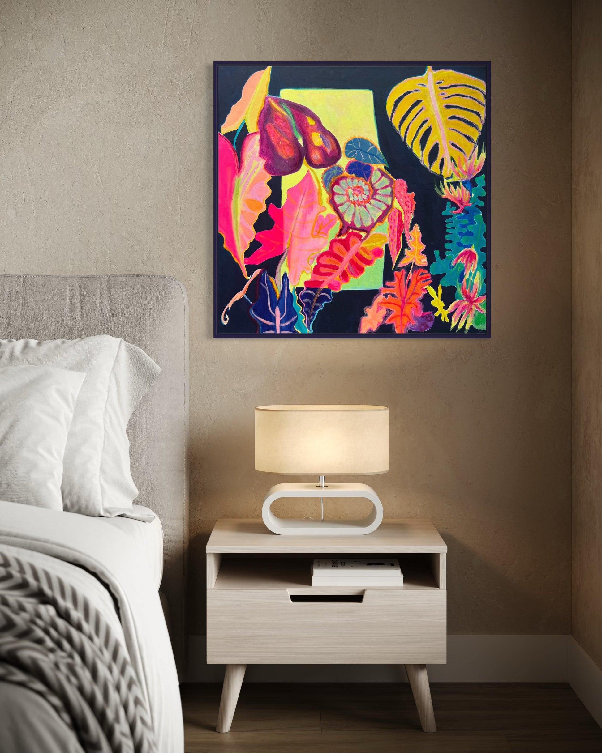 ‘Light Finds A Way’ 82cm x 82cm - Kathryn Sillince Artist