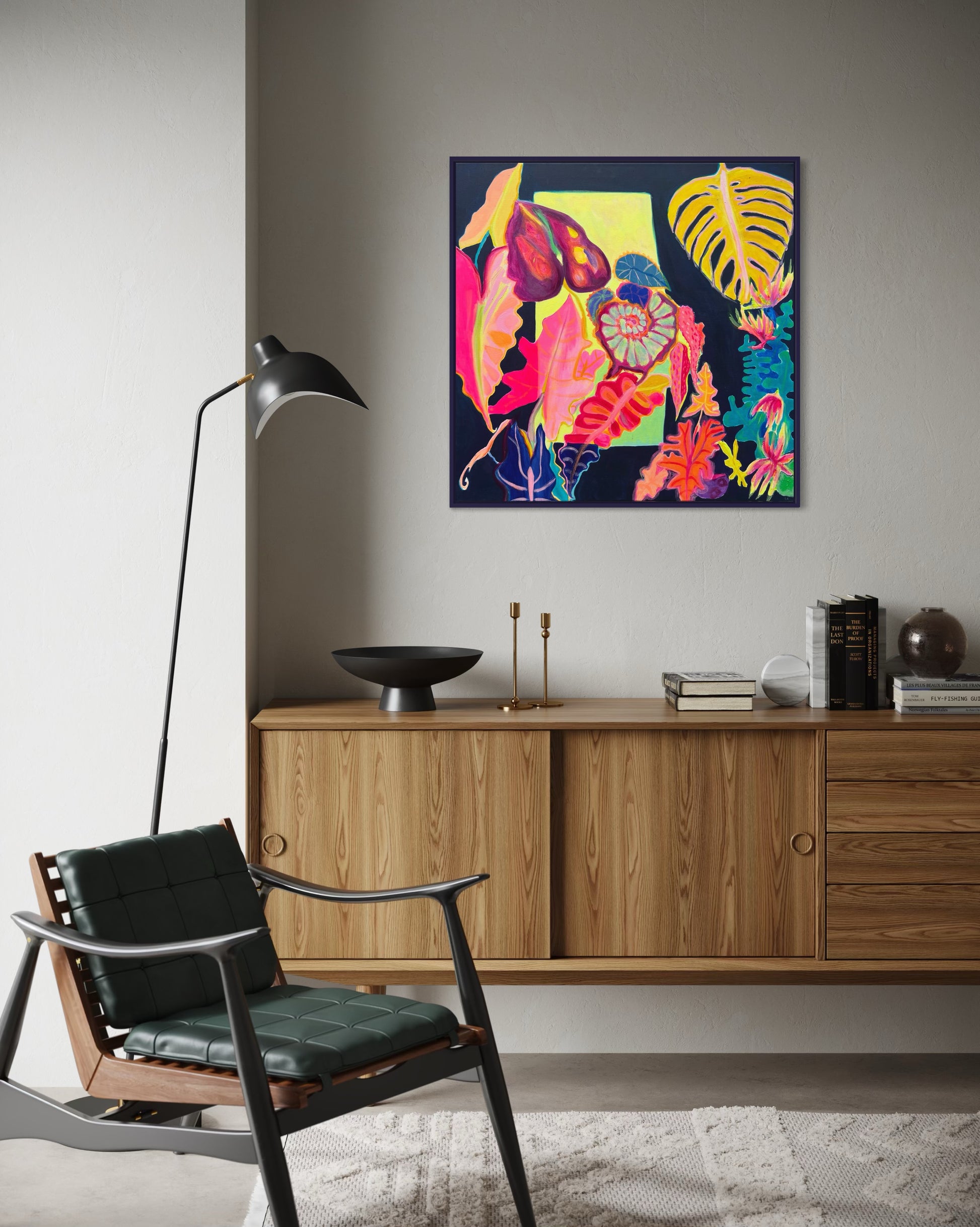 ‘Light Finds A Way’ 82cm x 82cm - Kathryn Sillince Artist