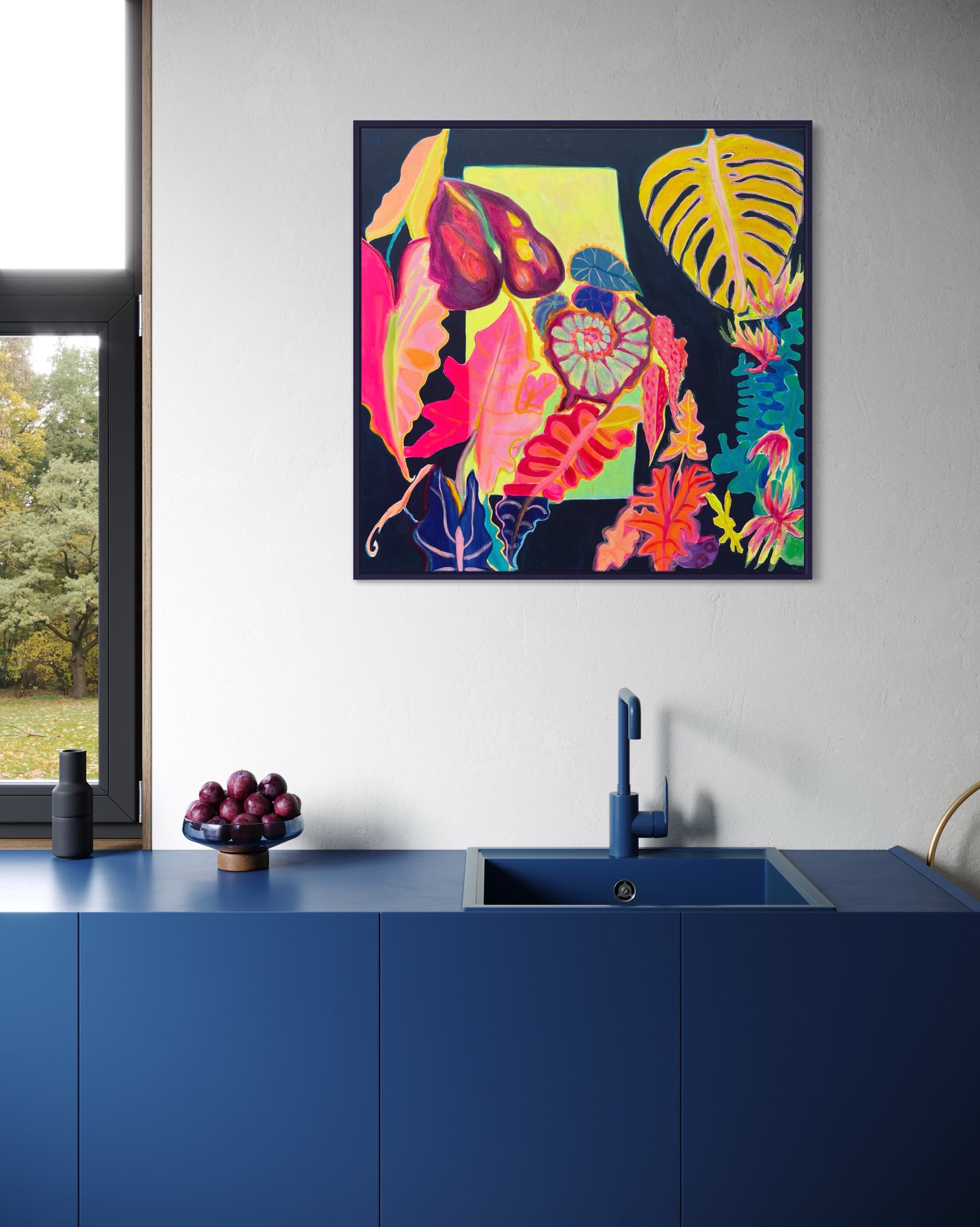 ‘Light Finds A Way’ 82cm x 82cm - Kathryn Sillince Artist