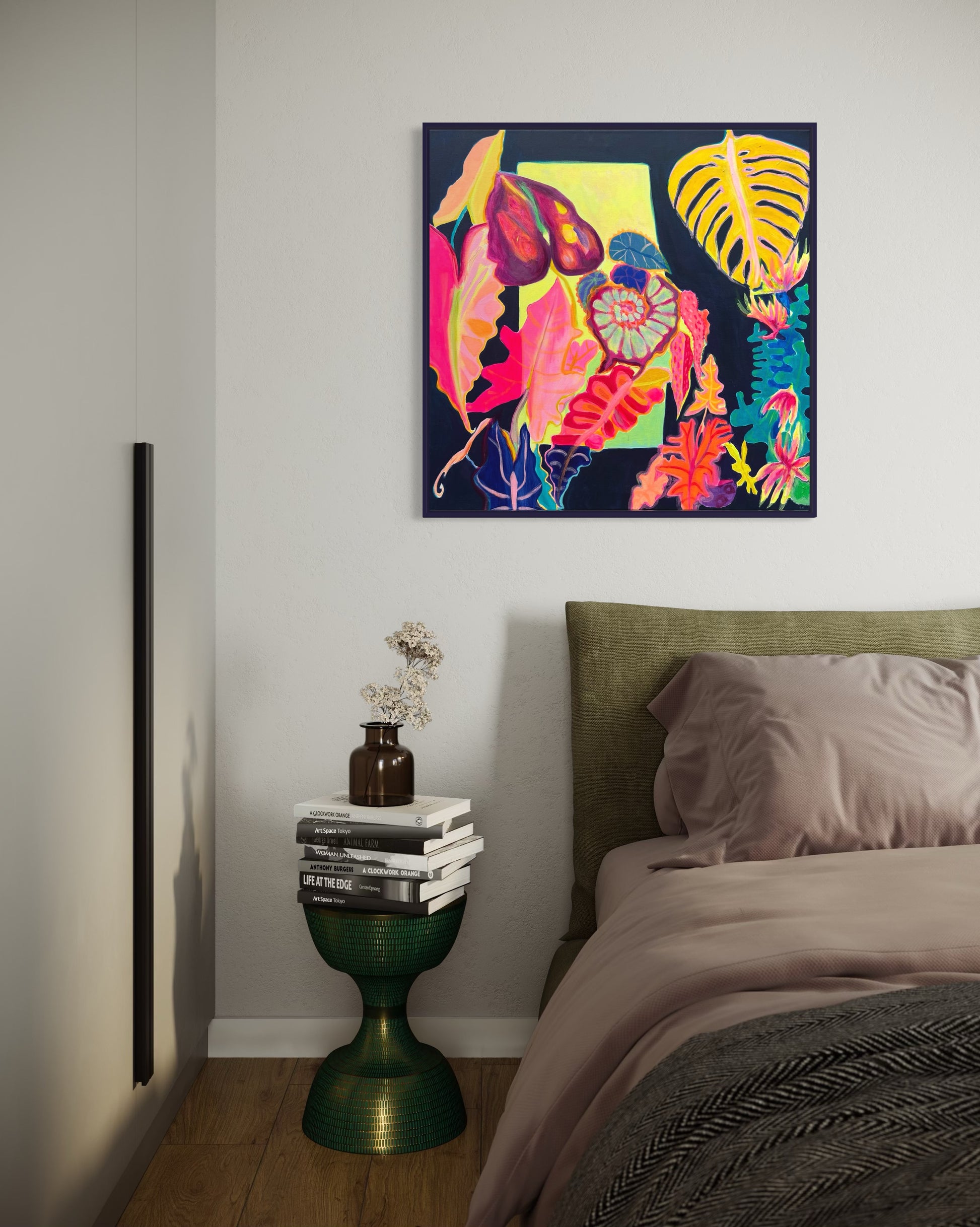 ‘Light Finds A Way’ 82cm x 82cm - Kathryn Sillince Artist