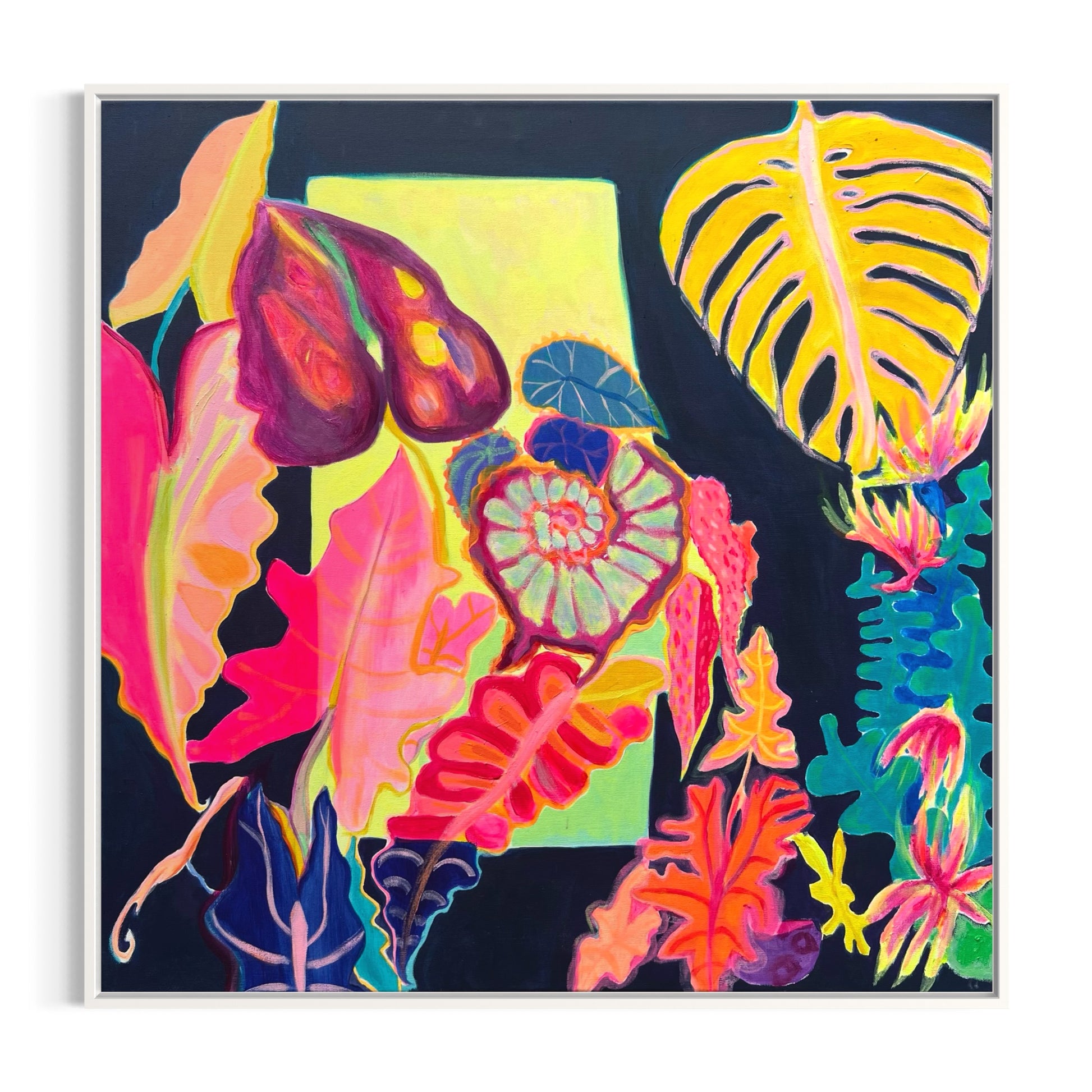 ‘Light Finds A Way’ 82cm x 82cm - Kathryn Sillince Artist