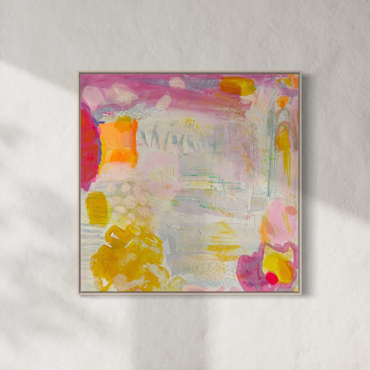 'Like Jell-O On Springs'  71cm x 71cm - Kathryn Sillince Artist