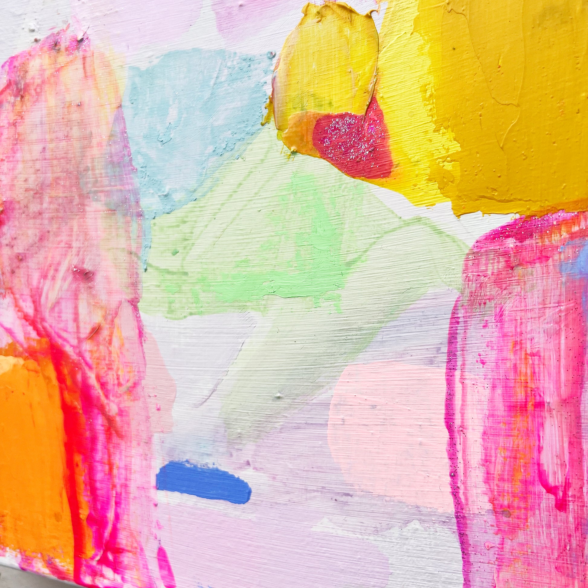 'Loving You Is Fun I' 31cm x 31cm - Kathryn Sillince Artist