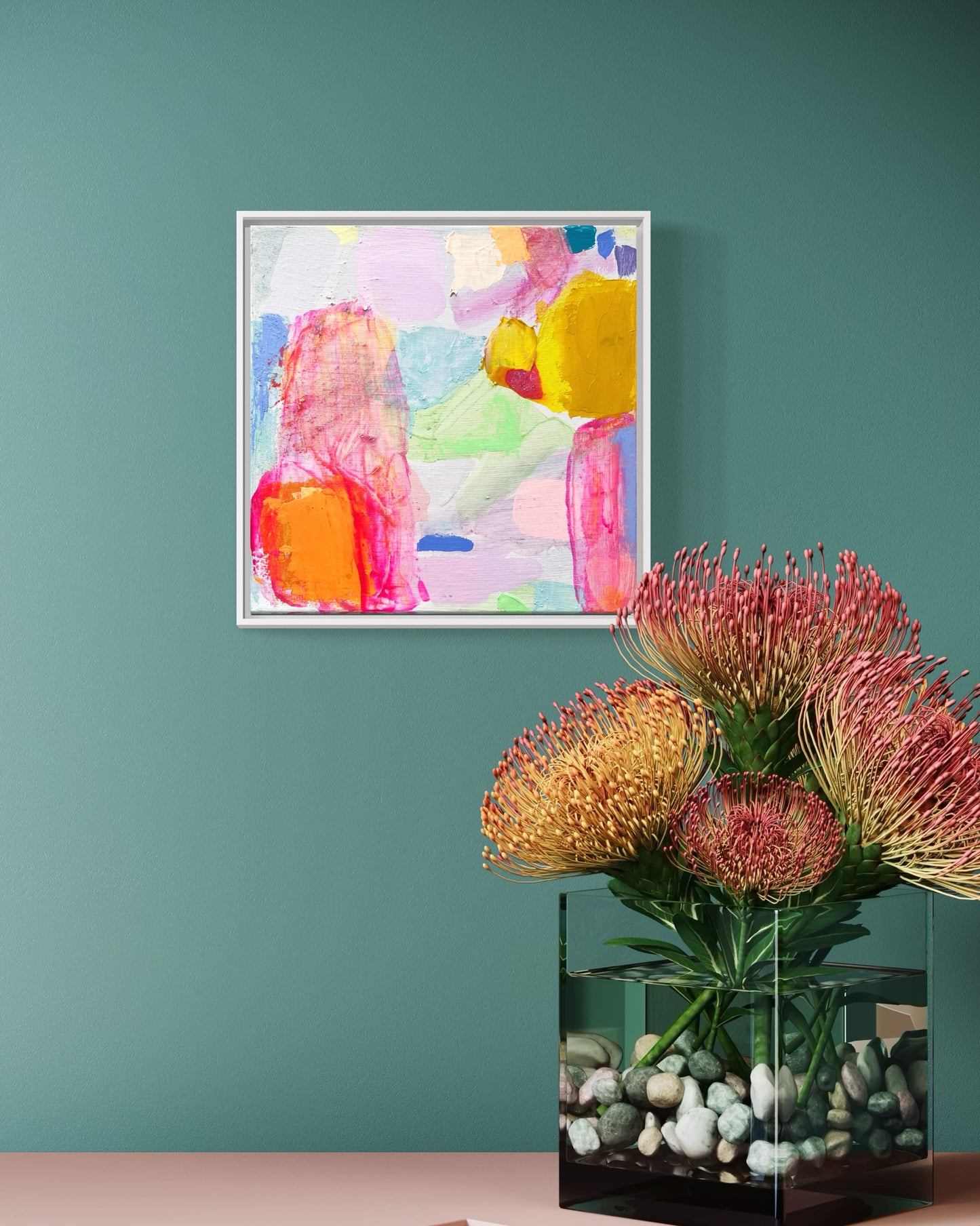 'Loving You Is Fun I' 31cm x 31cm - Kathryn Sillince Artist