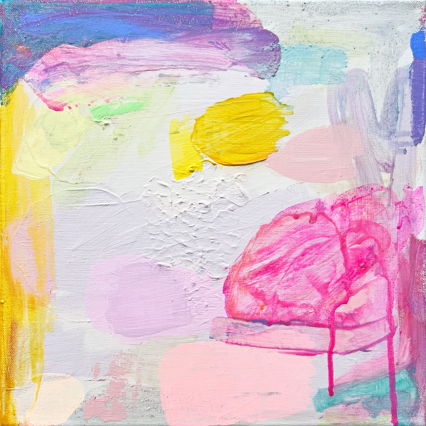 'Loving You Is Fun II' 31cm x 31cm - Kathryn Sillince Artist