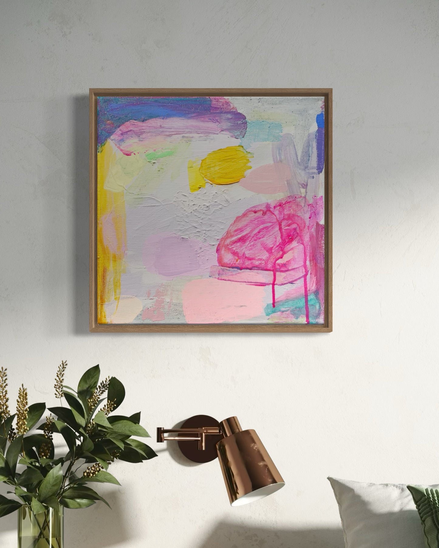 'Loving You Is Fun II' 31cm x 31cm - Kathryn Sillince Artist