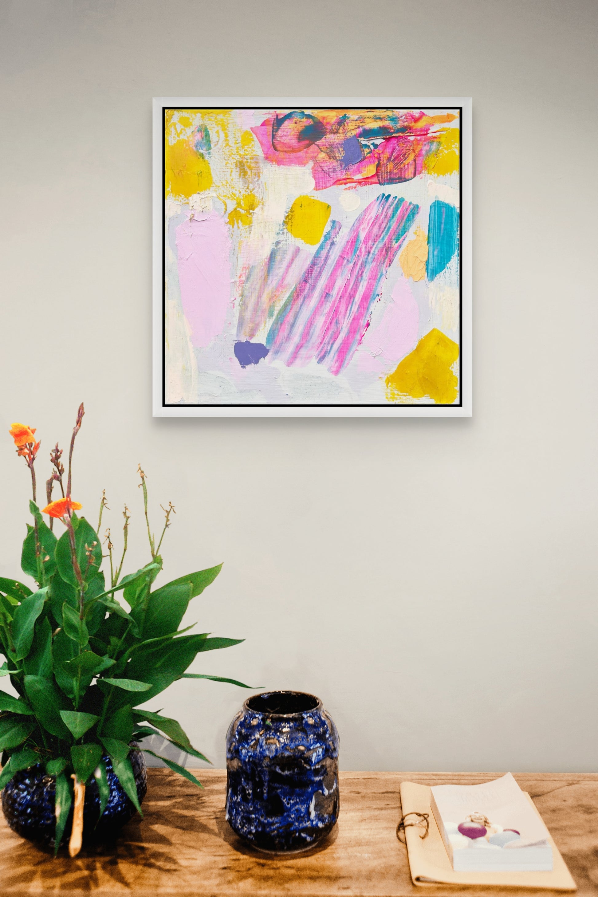 'Loving You Is Fun III' 31cm x 31cm - Kathryn Sillince Artist