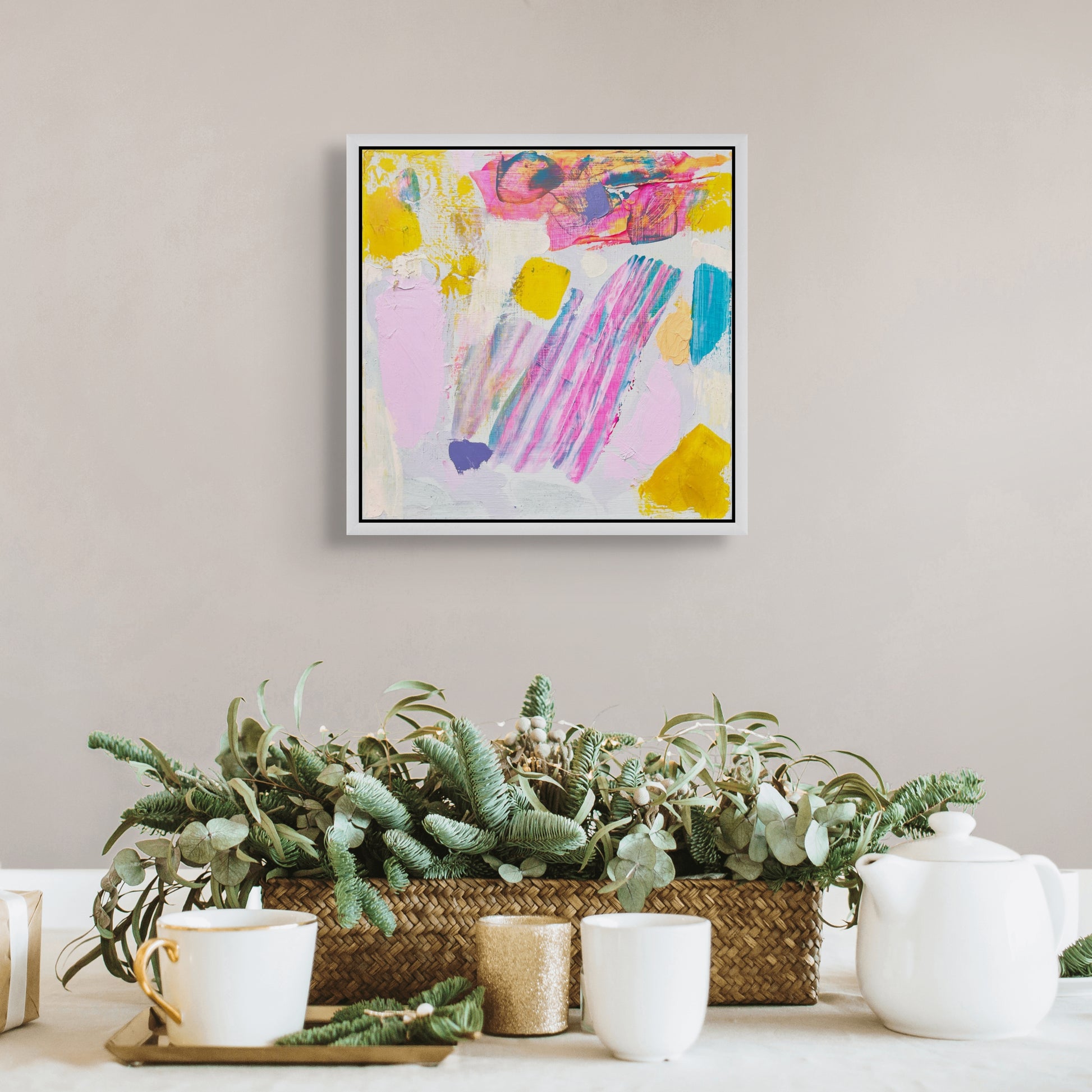 'Loving You Is Fun III' 31cm x 31cm - Kathryn Sillince Artist