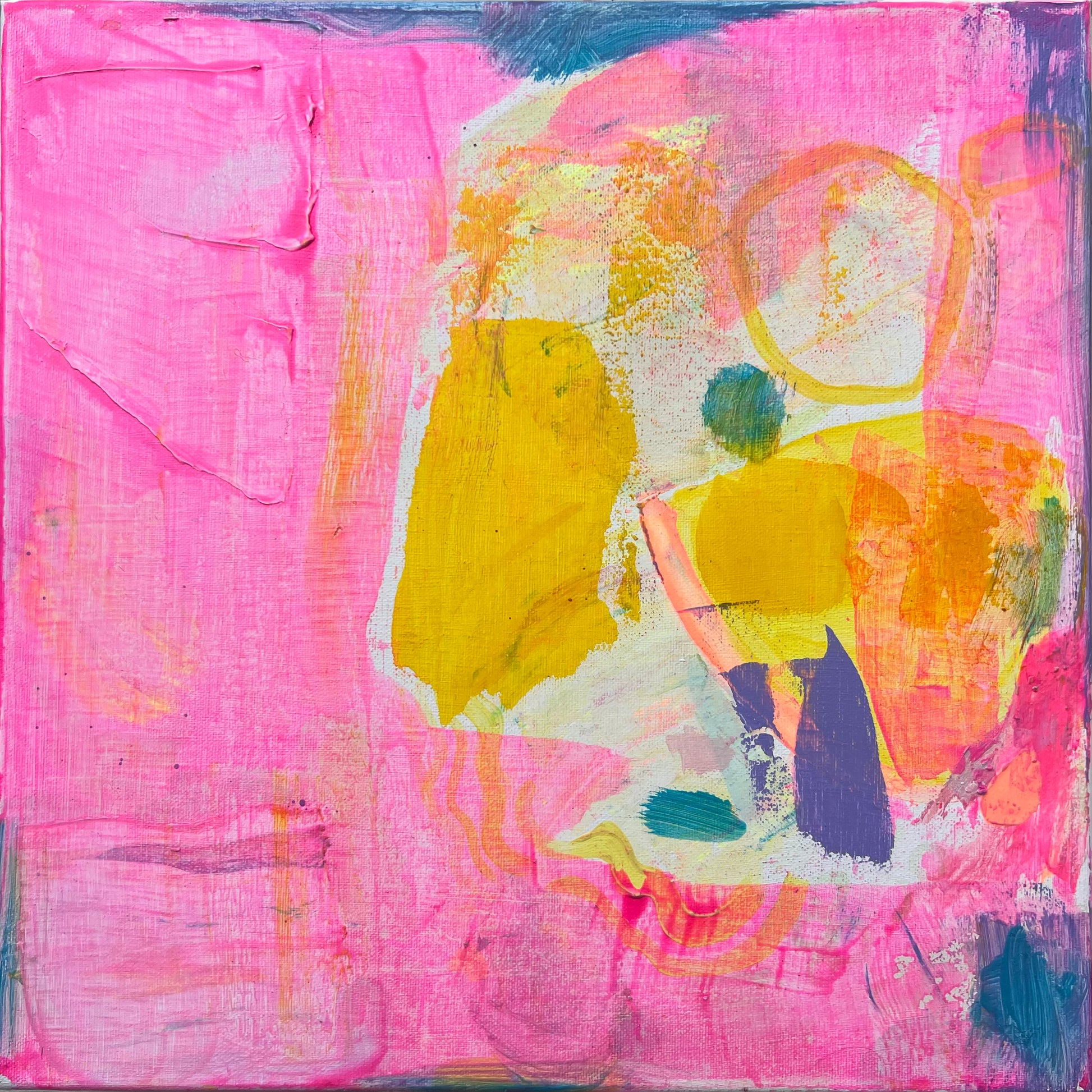 'Loving You Is Fun IV' 31cm x 31cm - Kathryn Sillince Artist