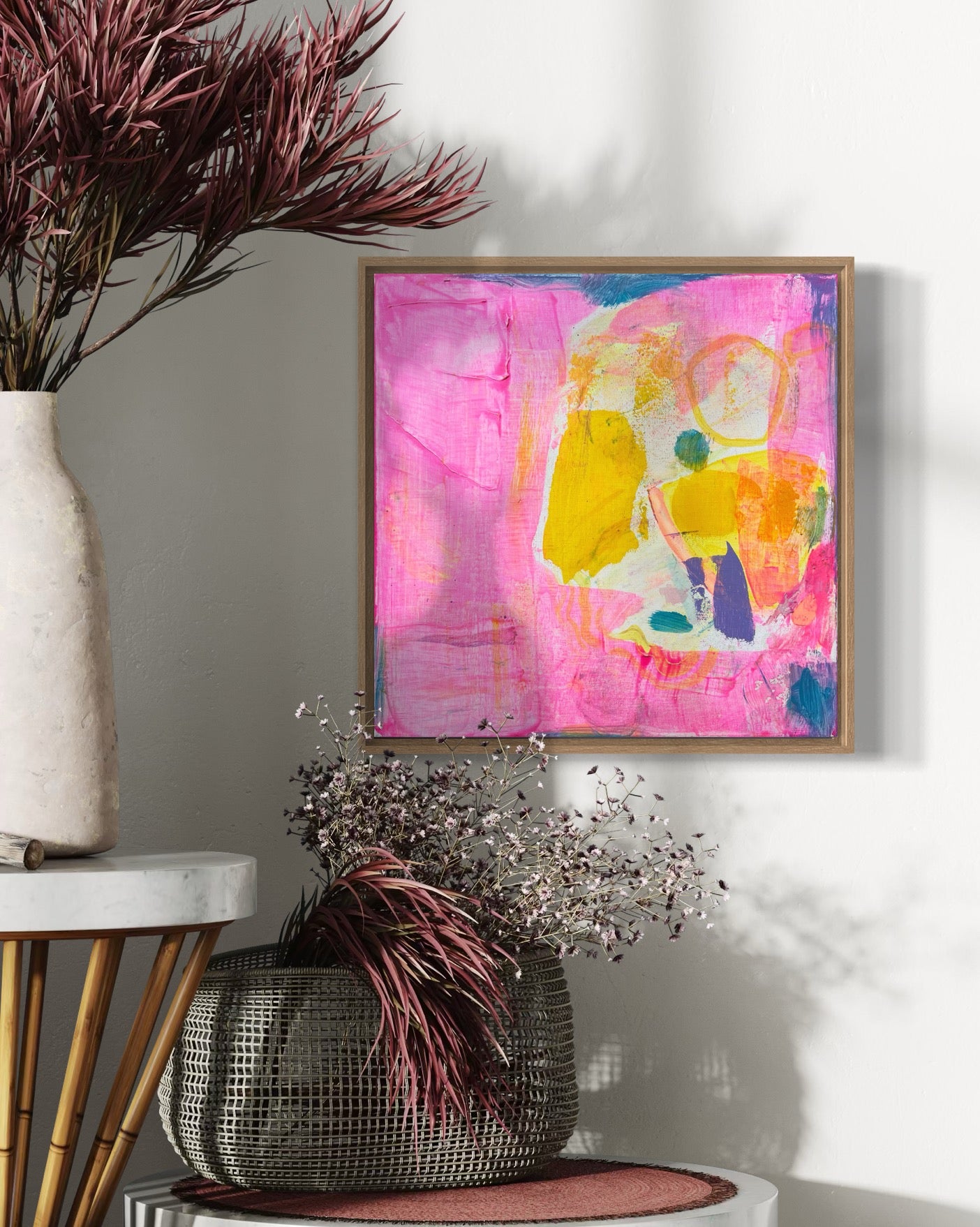 'Loving You Is Fun IV' 31cm x 31cm - Kathryn Sillince Artist