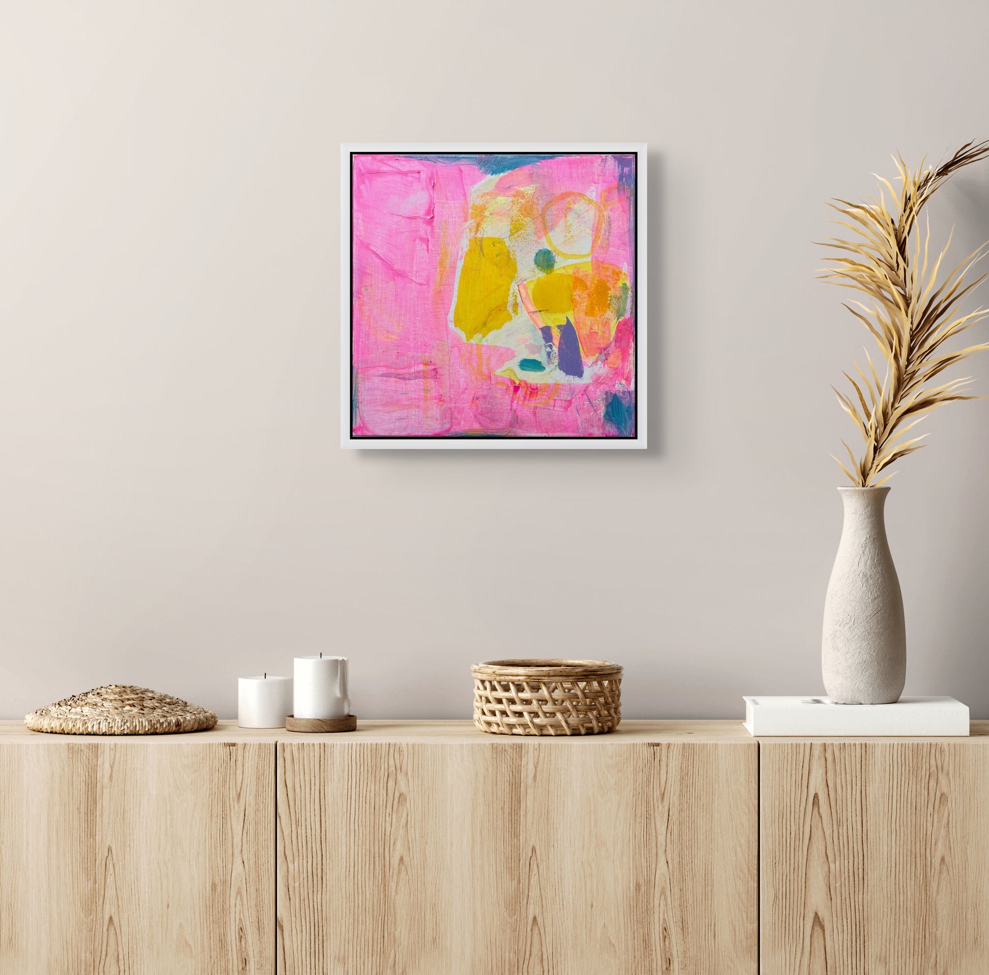 'Loving You Is Fun IV' 31cm x 31cm - Kathryn Sillince Artist
