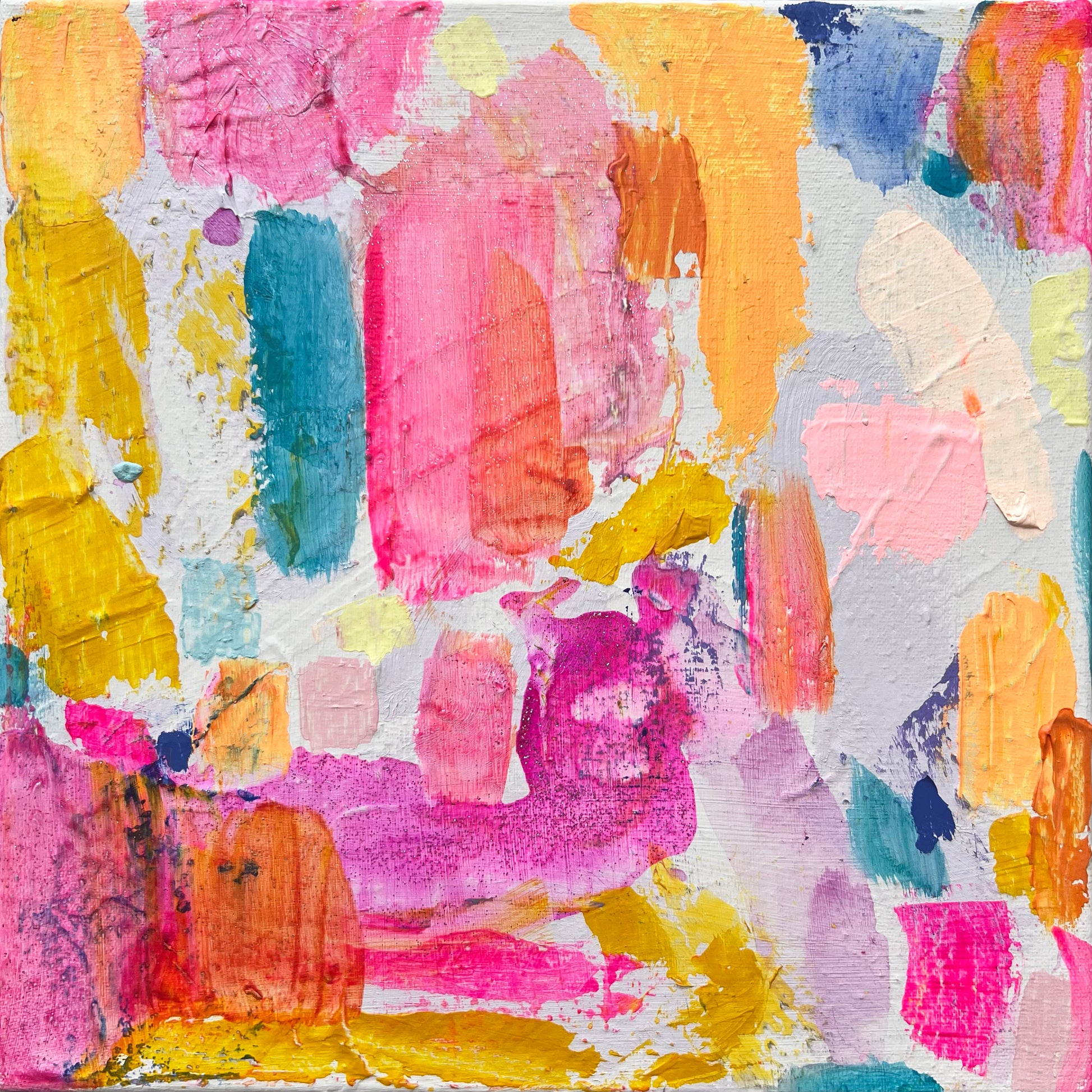 'Loving You Is Fun V' 31cm x 31cm - Kathryn Sillince Artist