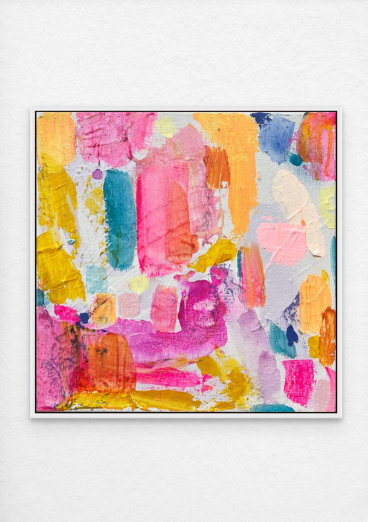 'Loving You Is Fun V' 31cm x 31cm - Kathryn Sillince Artist