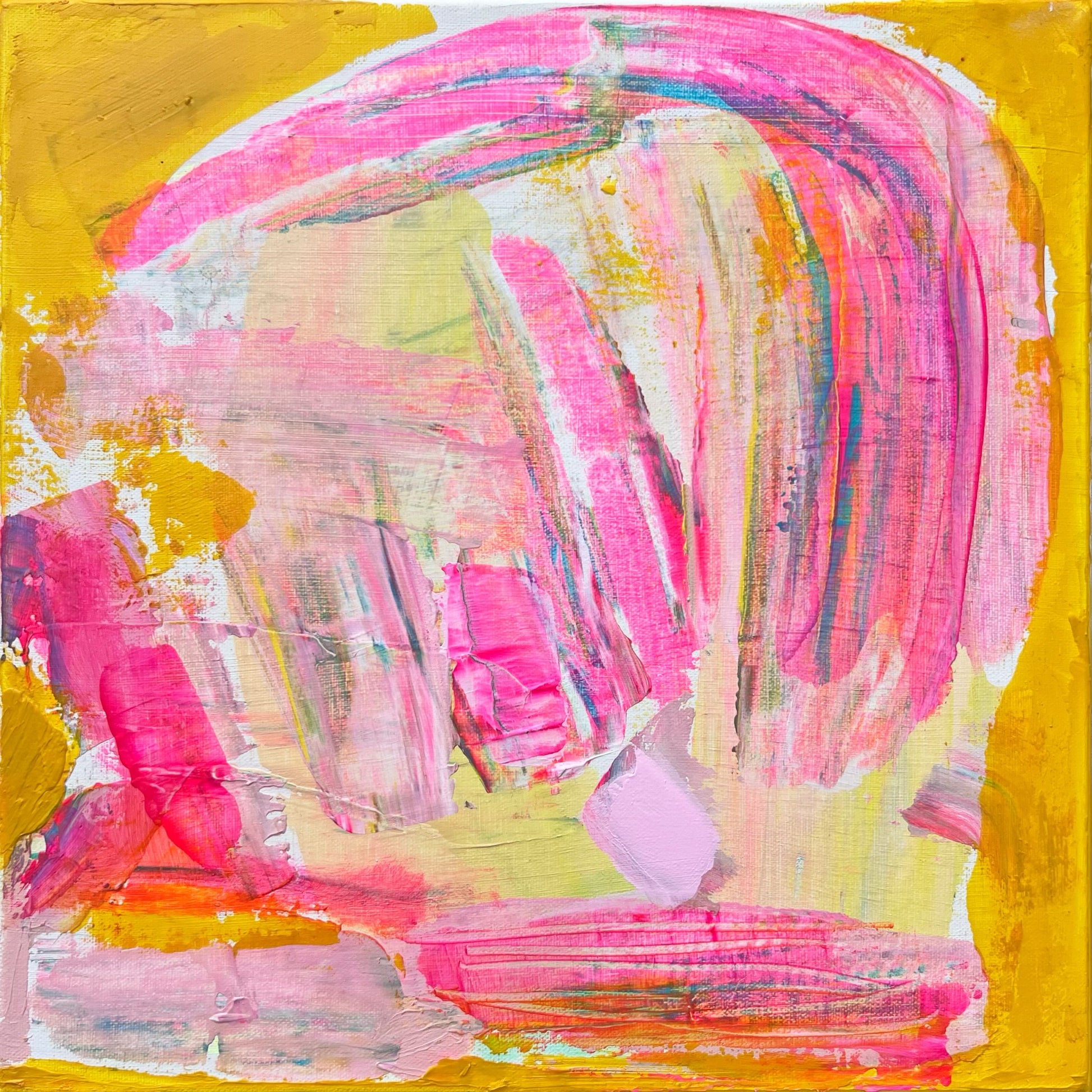 'Loving You Is Fun VI' 31cm x 31cm - Kathryn Sillince Artist