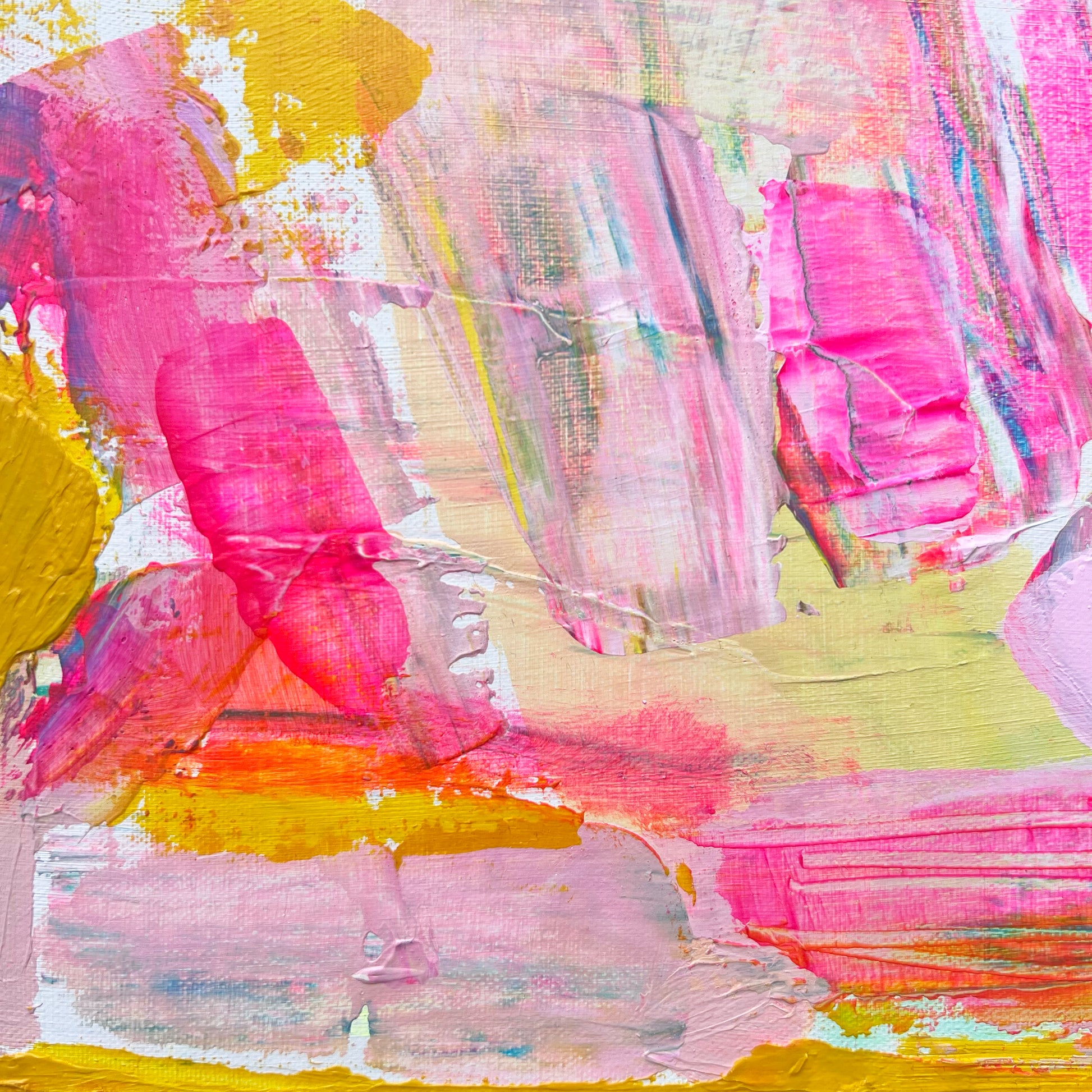 'Loving You Is Fun VI' 31cm x 31cm - Kathryn Sillince Artist