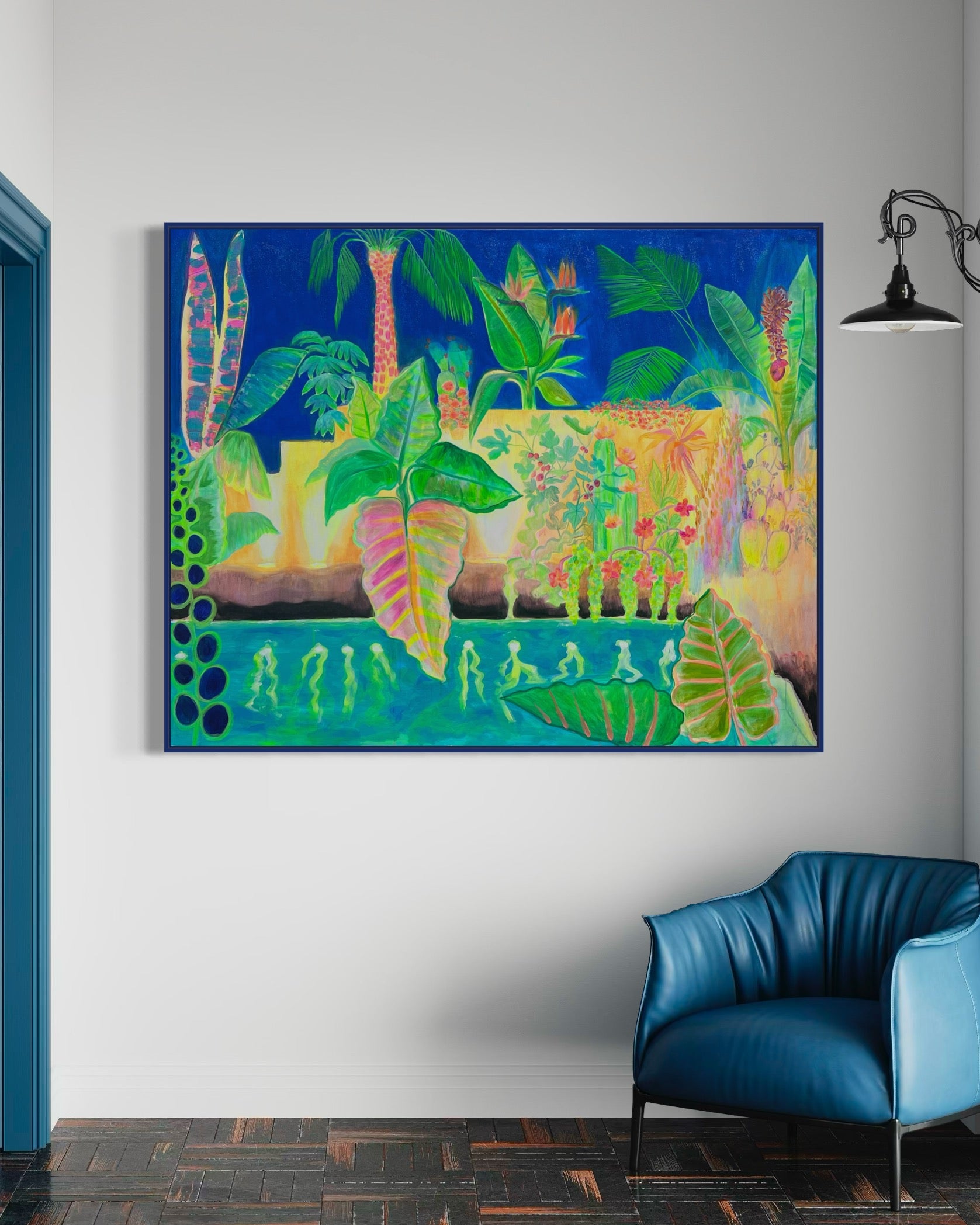 ‘Nightfall Glowpool’ 122cm x 153cm - Kathryn Sillince Artist