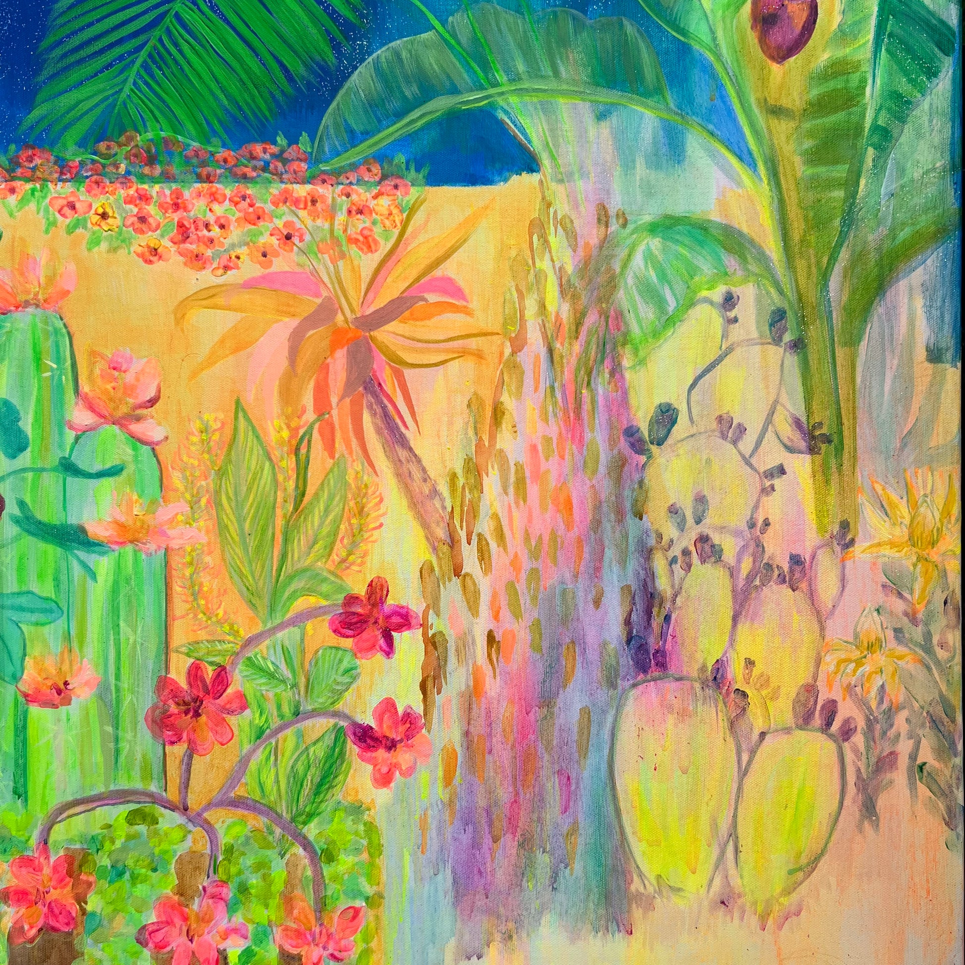 ‘Nightfall Glowpool’ 122cm x 153cm - Kathryn Sillince Artist