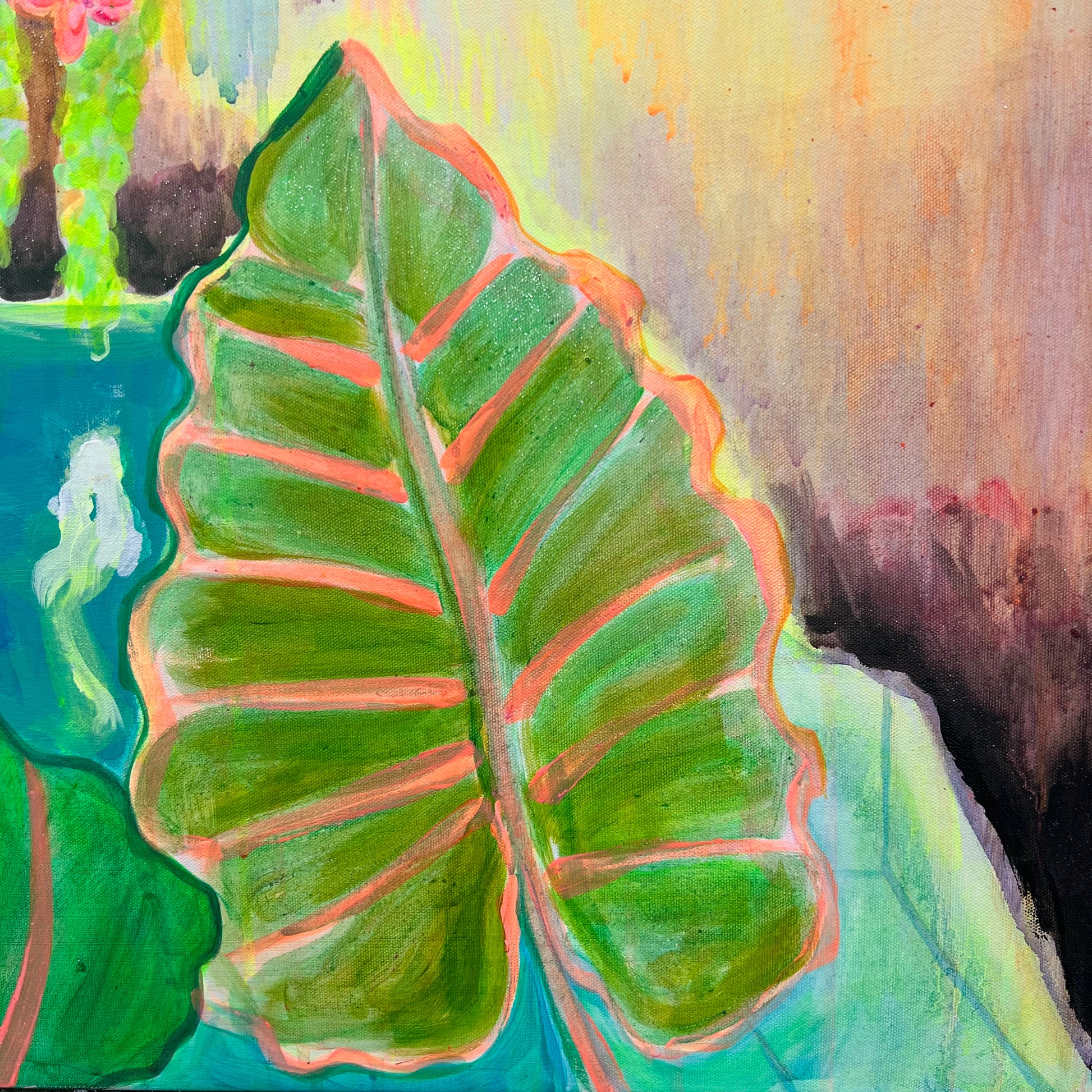‘Nightfall Glowpool’ 122cm x 153cm - Kathryn Sillince Artist