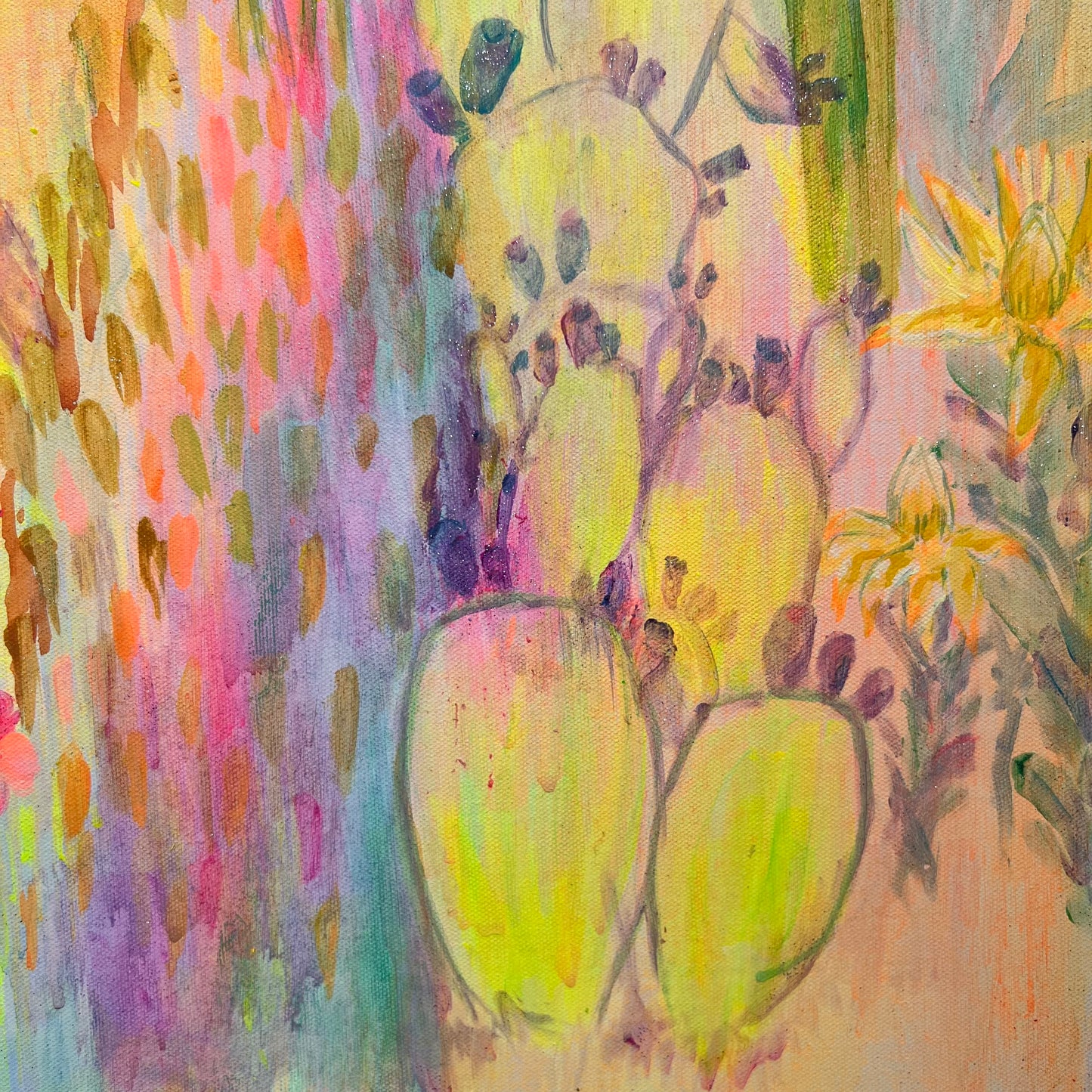 ‘Nightfall Glowpool’ 122cm x 153cm - Kathryn Sillince Artist