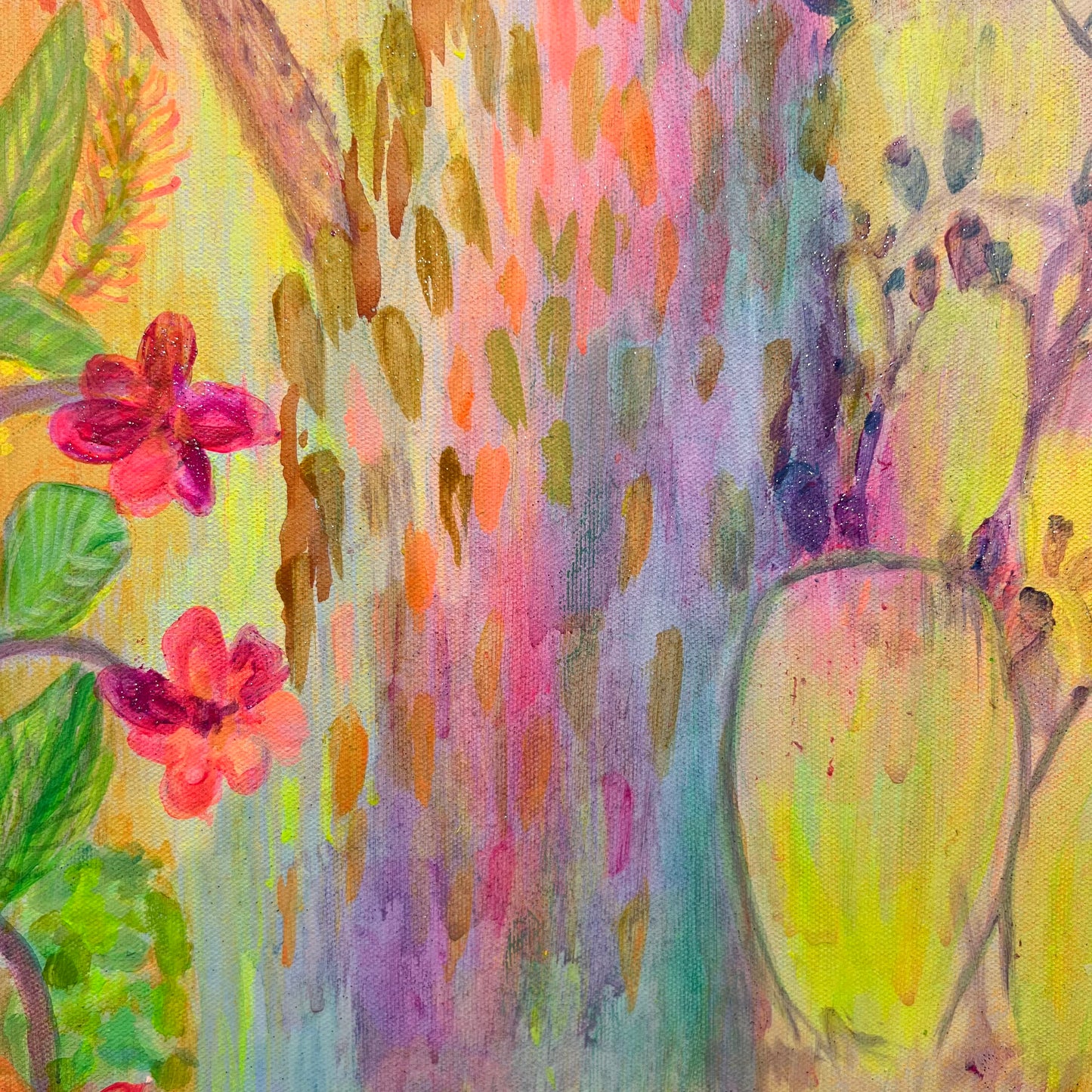 ‘Nightfall Glowpool’ 122cm x 153cm - Kathryn Sillince Artist