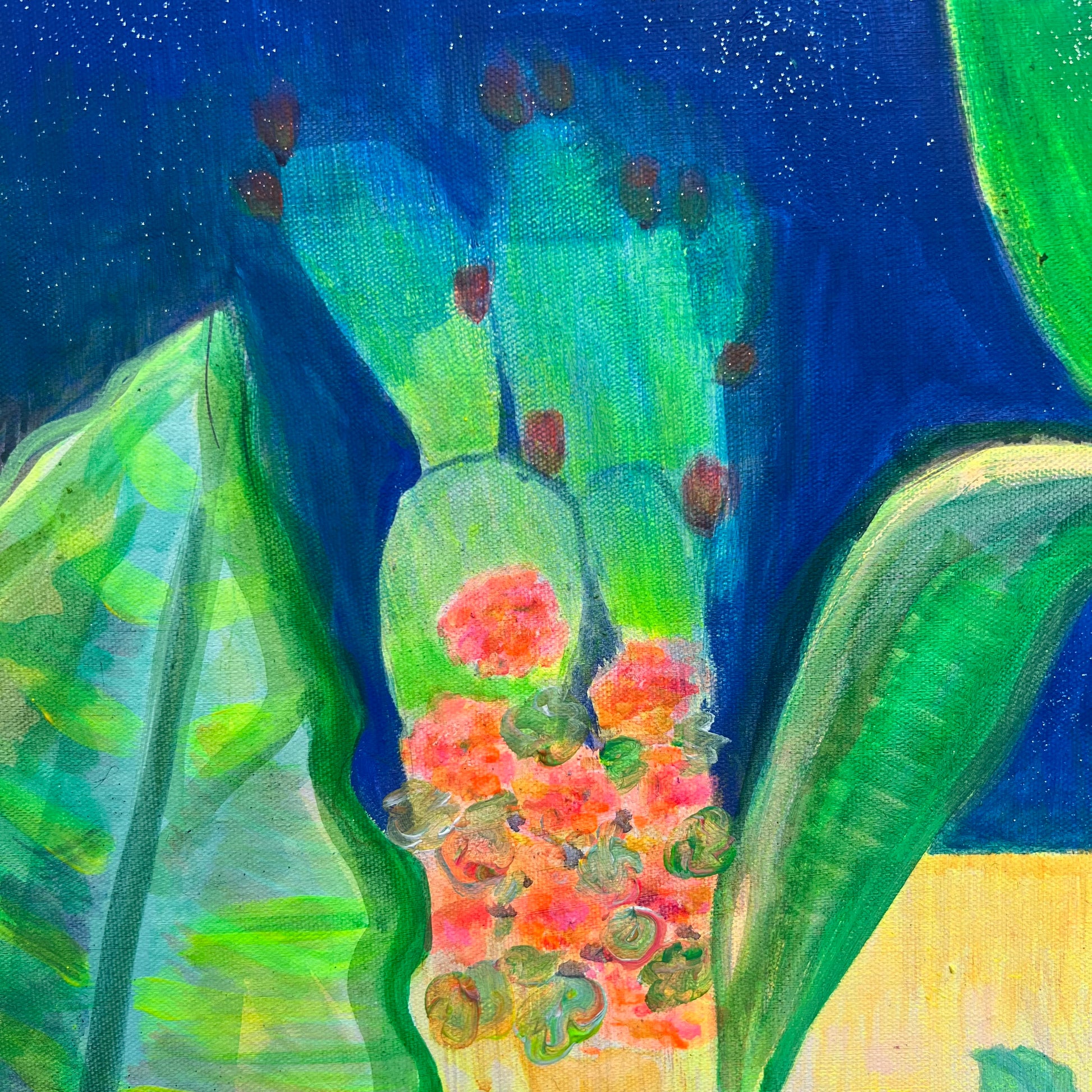 ‘Nightfall Glowpool’ 122cm x 153cm - Kathryn Sillince Artist