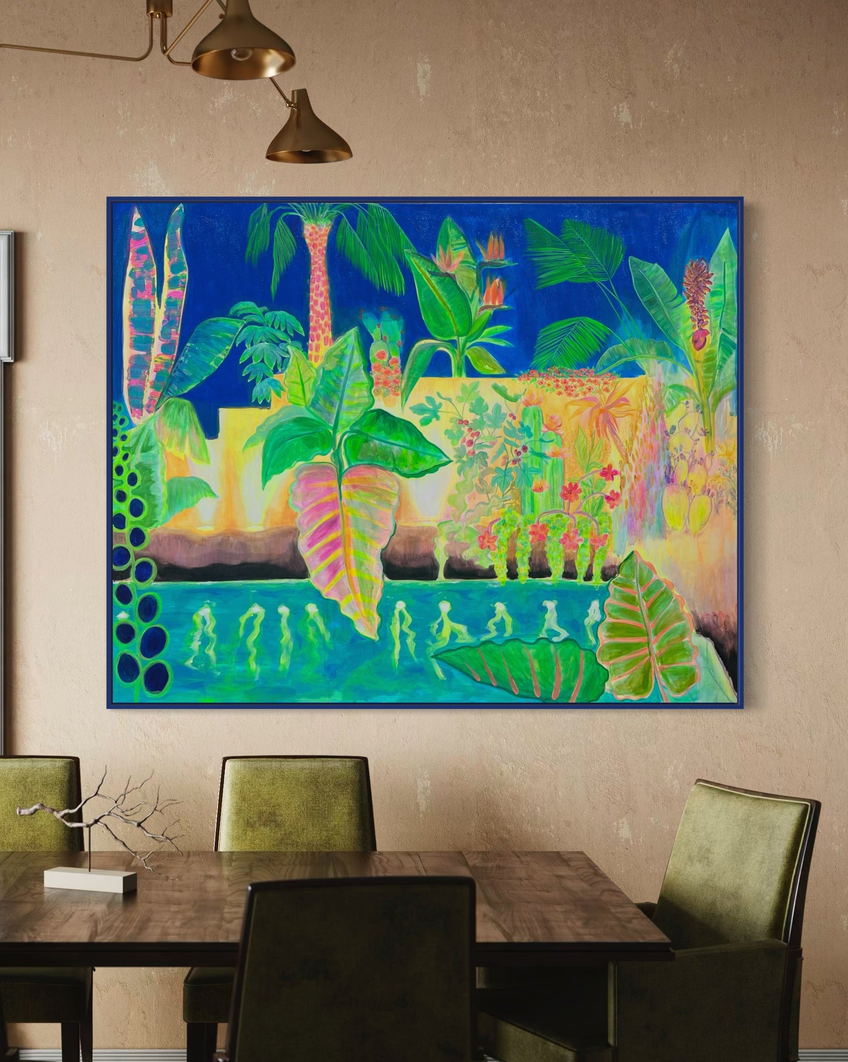 ‘Nightfall Glowpool’ 122cm x 153cm - Kathryn Sillince Artist