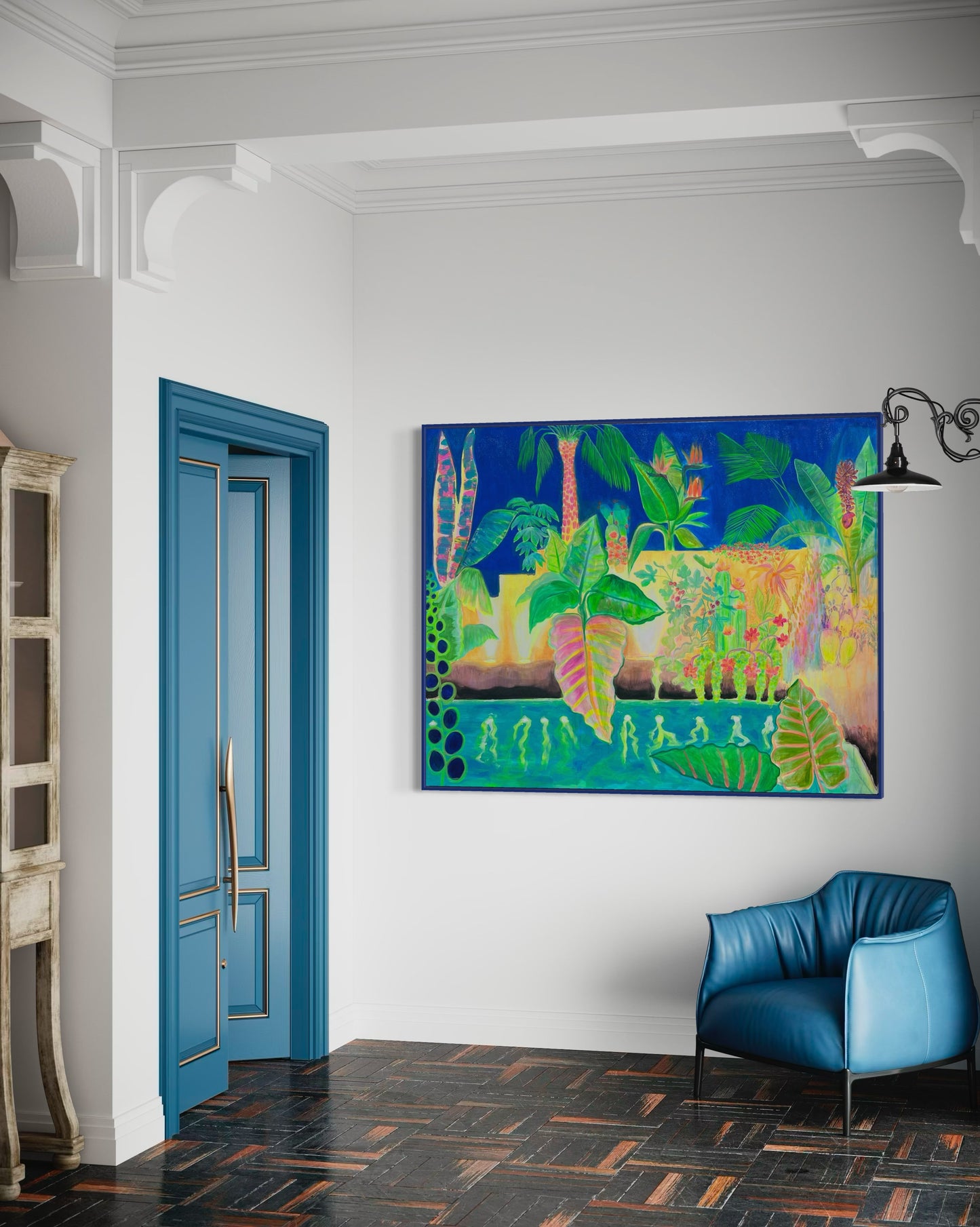 ‘Nightfall Glowpool’ 122cm x 153cm - Kathryn Sillince Artist