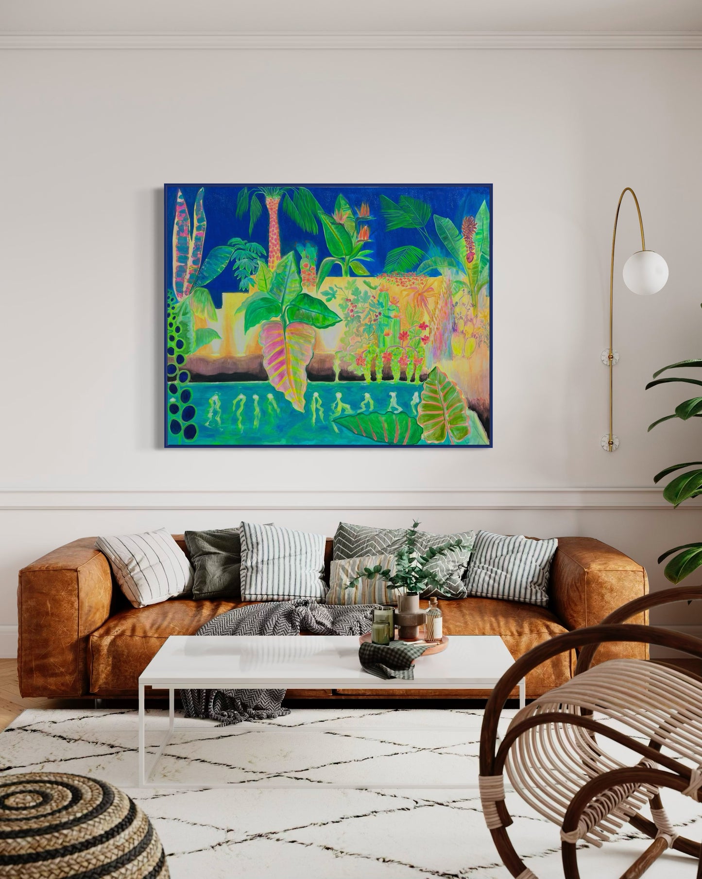 ‘Nightfall Glowpool’ 122cm x 153cm - Kathryn Sillince Artist