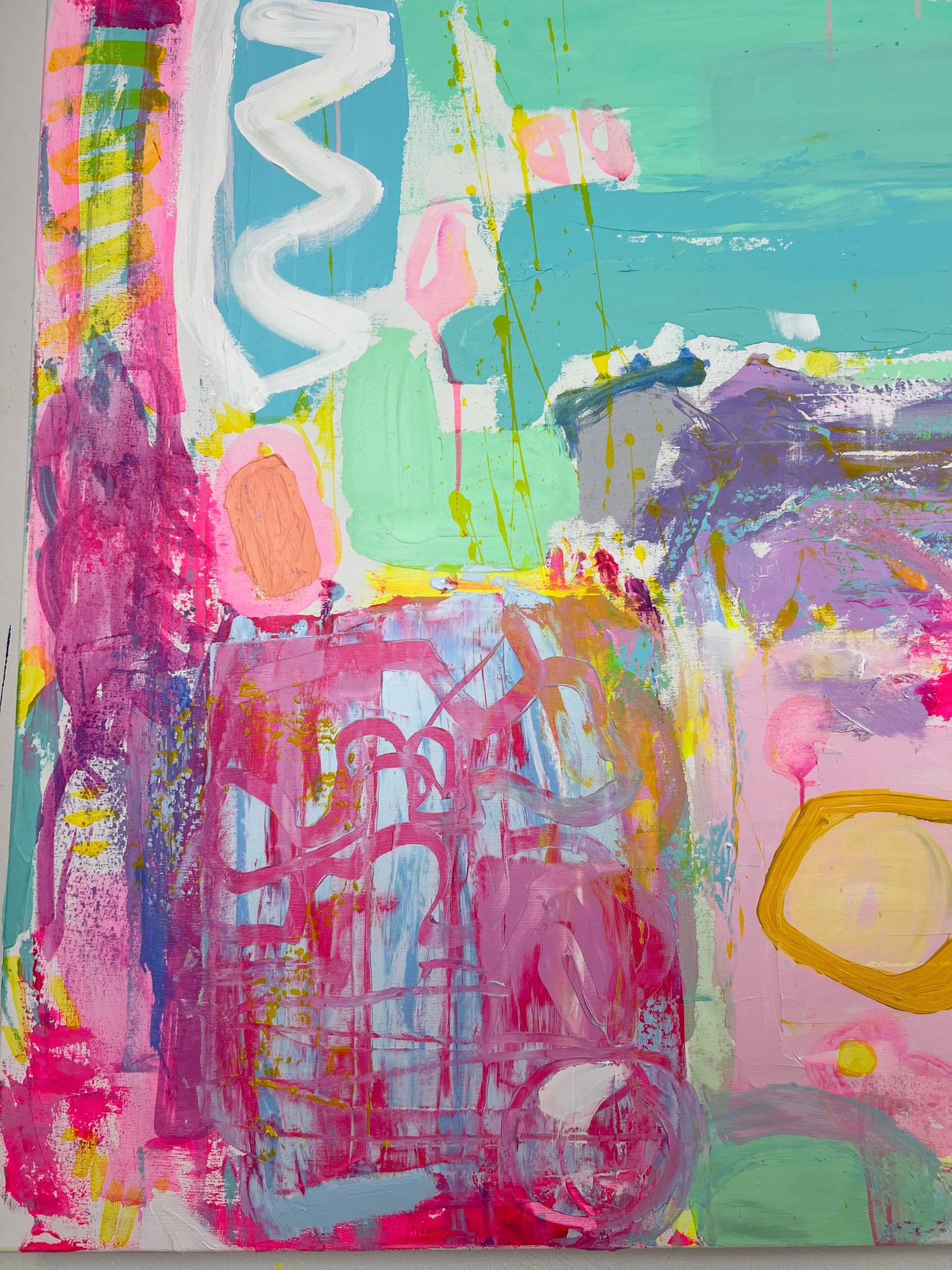'Render Me Happy'  153cm x 132cm - Kathryn Sillince Artist
