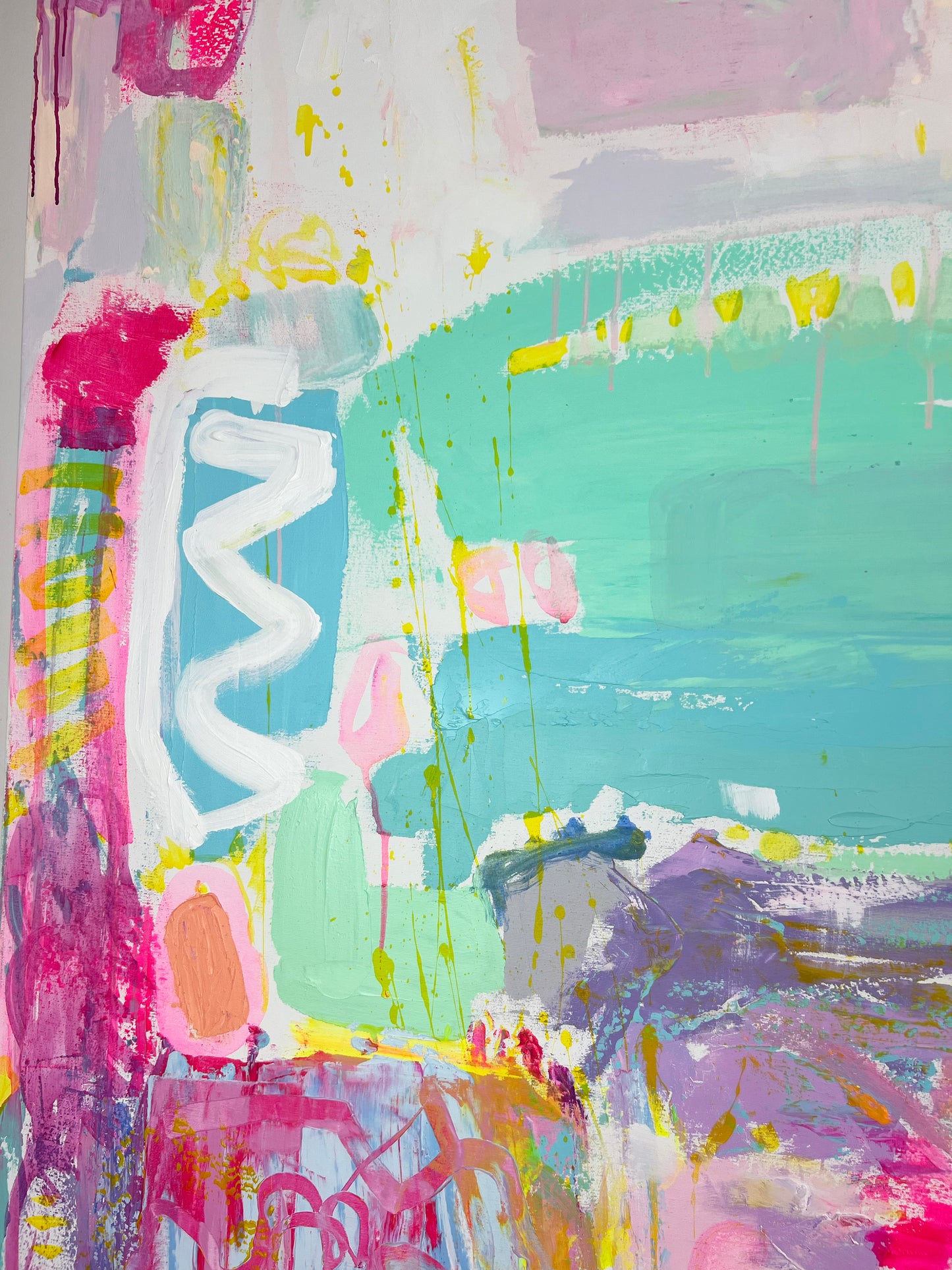 'Render Me Happy'  153cm x 132cm - Kathryn Sillince Artist
