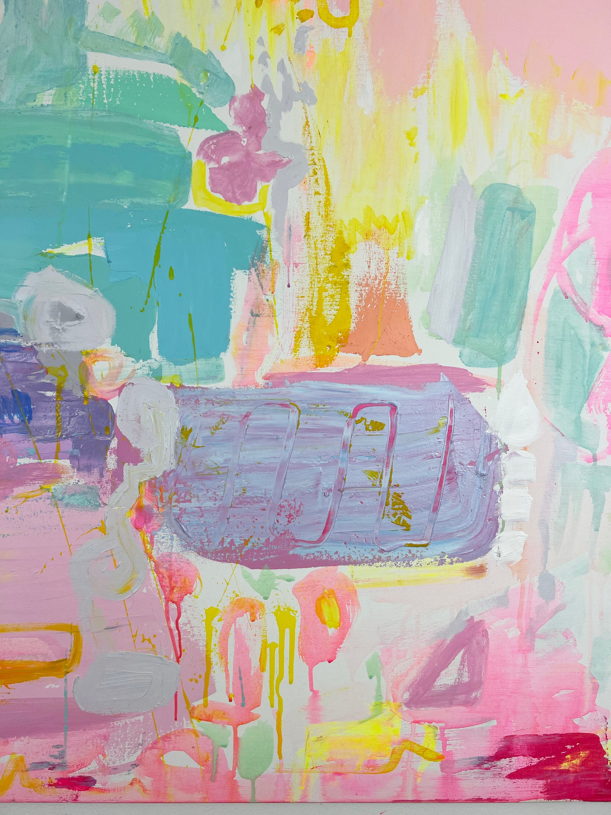 'Render Me Happy'  153cm x 132cm - Kathryn Sillince Artist