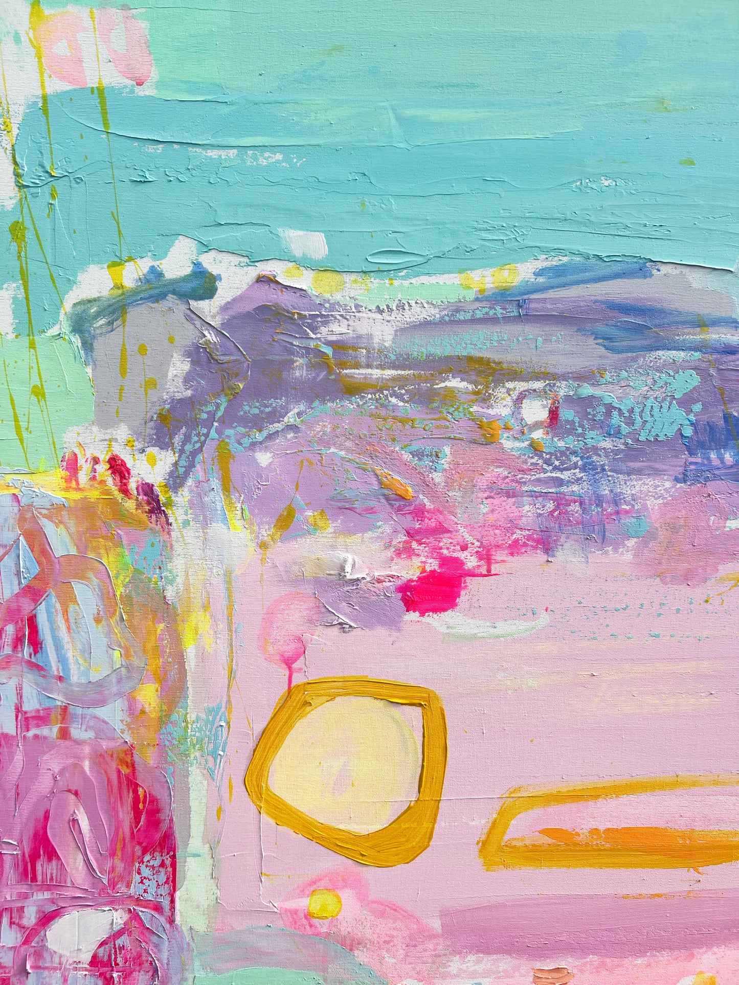 'Render Me Happy'  153cm x 132cm - Kathryn Sillince Artist