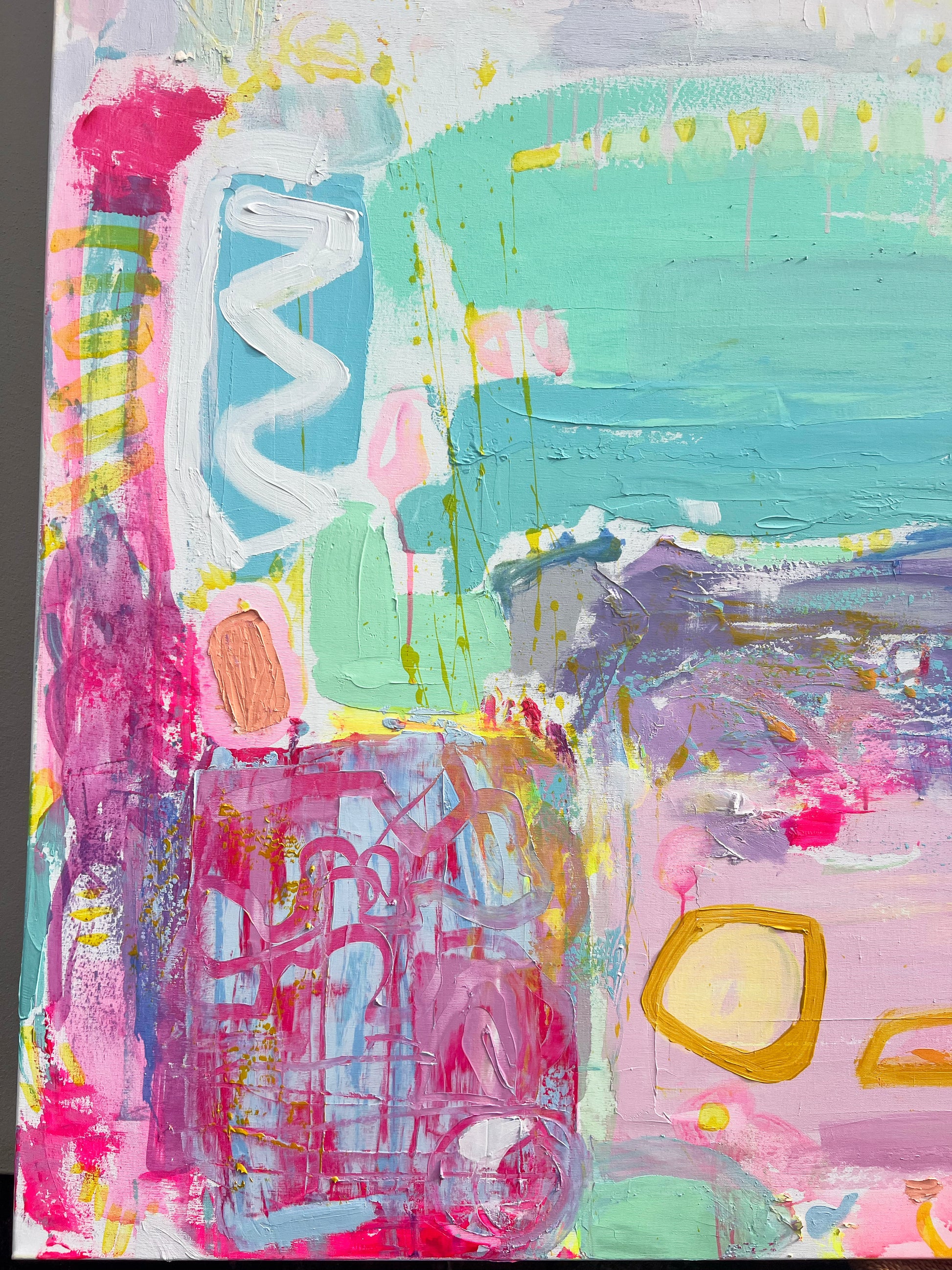 'Render Me Happy'  153cm x 132cm - Kathryn Sillince Artist