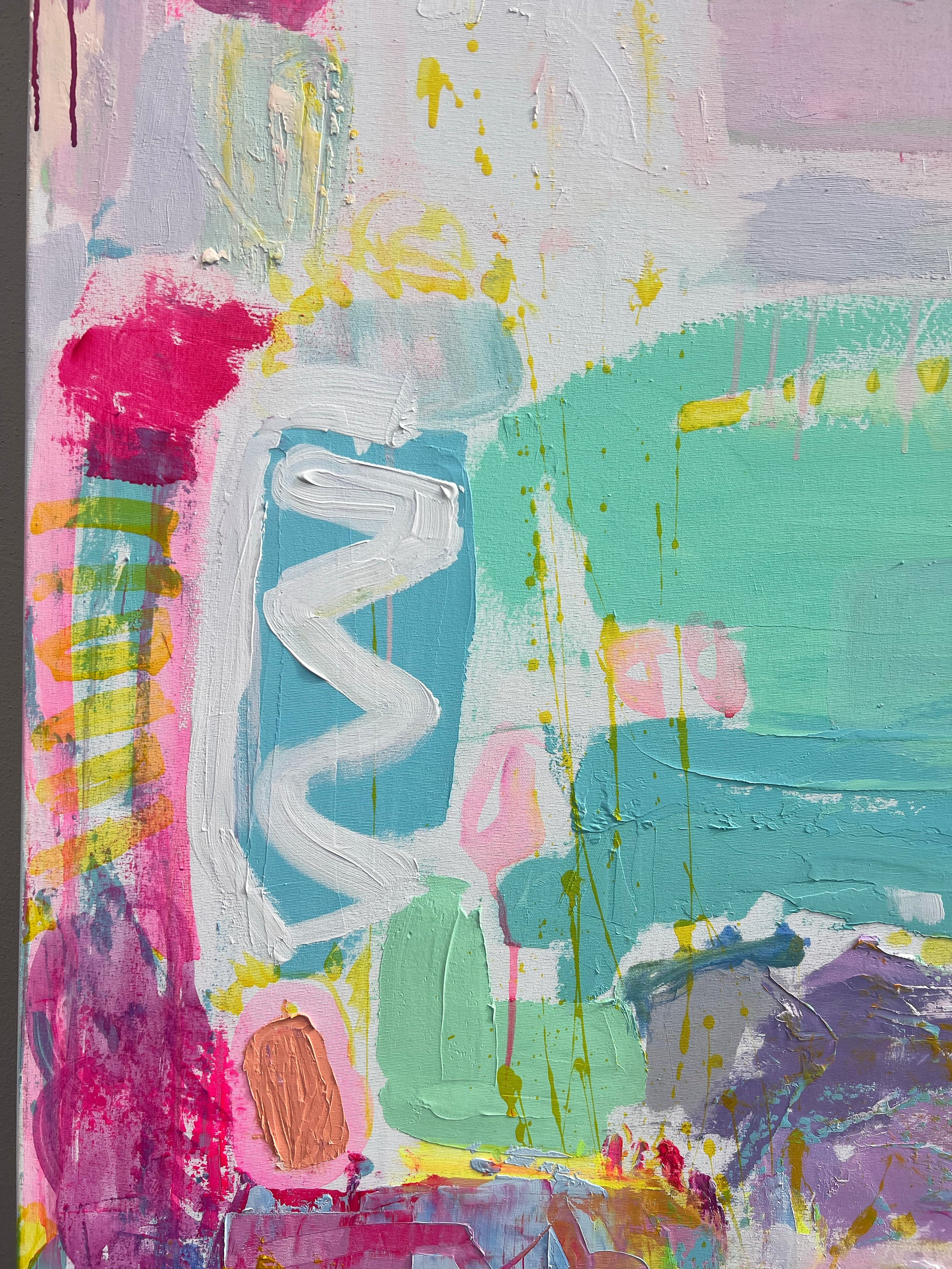 'Render Me Happy'  153cm x 132cm - Kathryn Sillince Artist