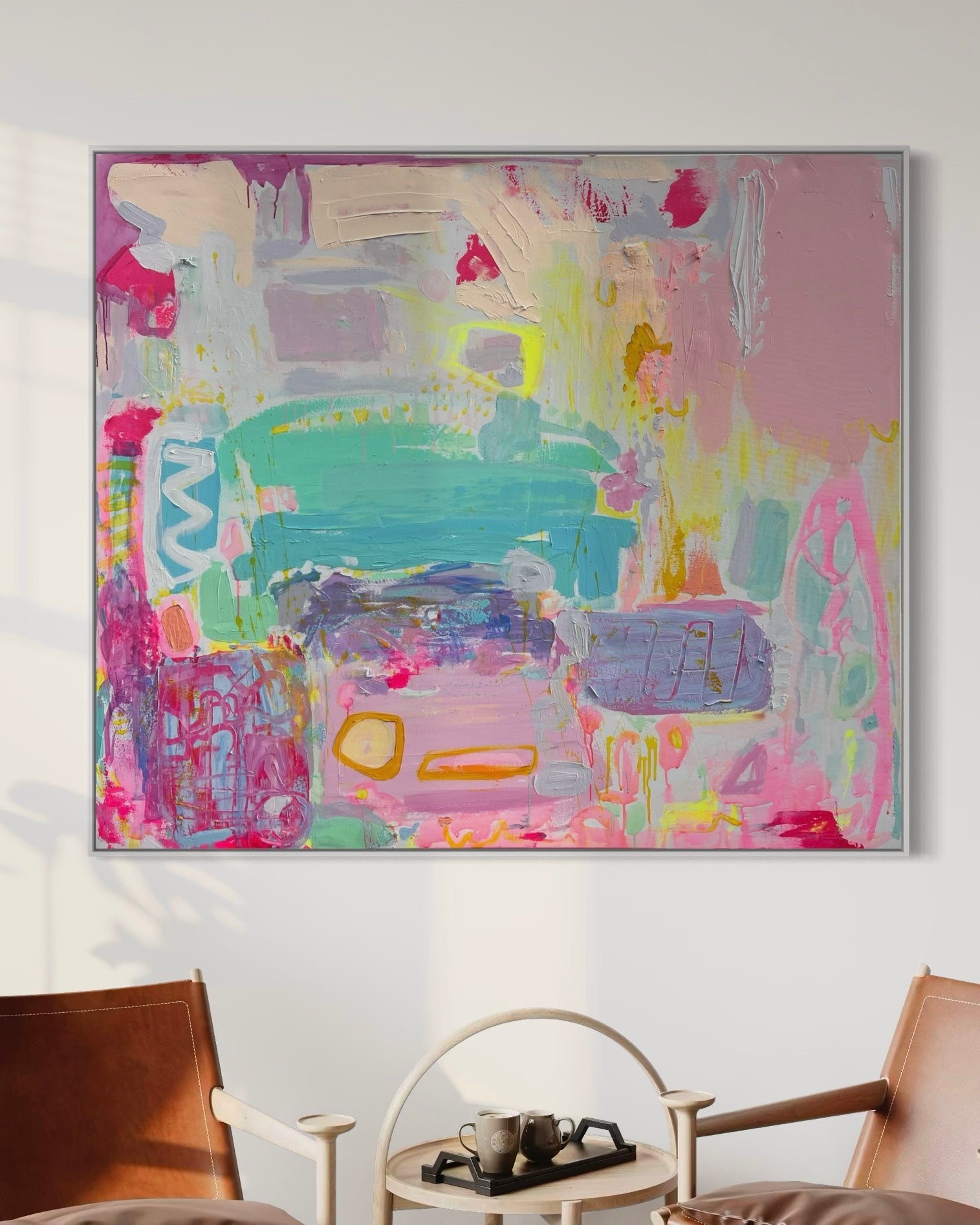'Render Me Happy'  153cm x 132cm - Kathryn Sillince Artist