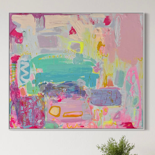 'Render Me Happy'  153cm x 132cm - Kathryn Sillince Artist