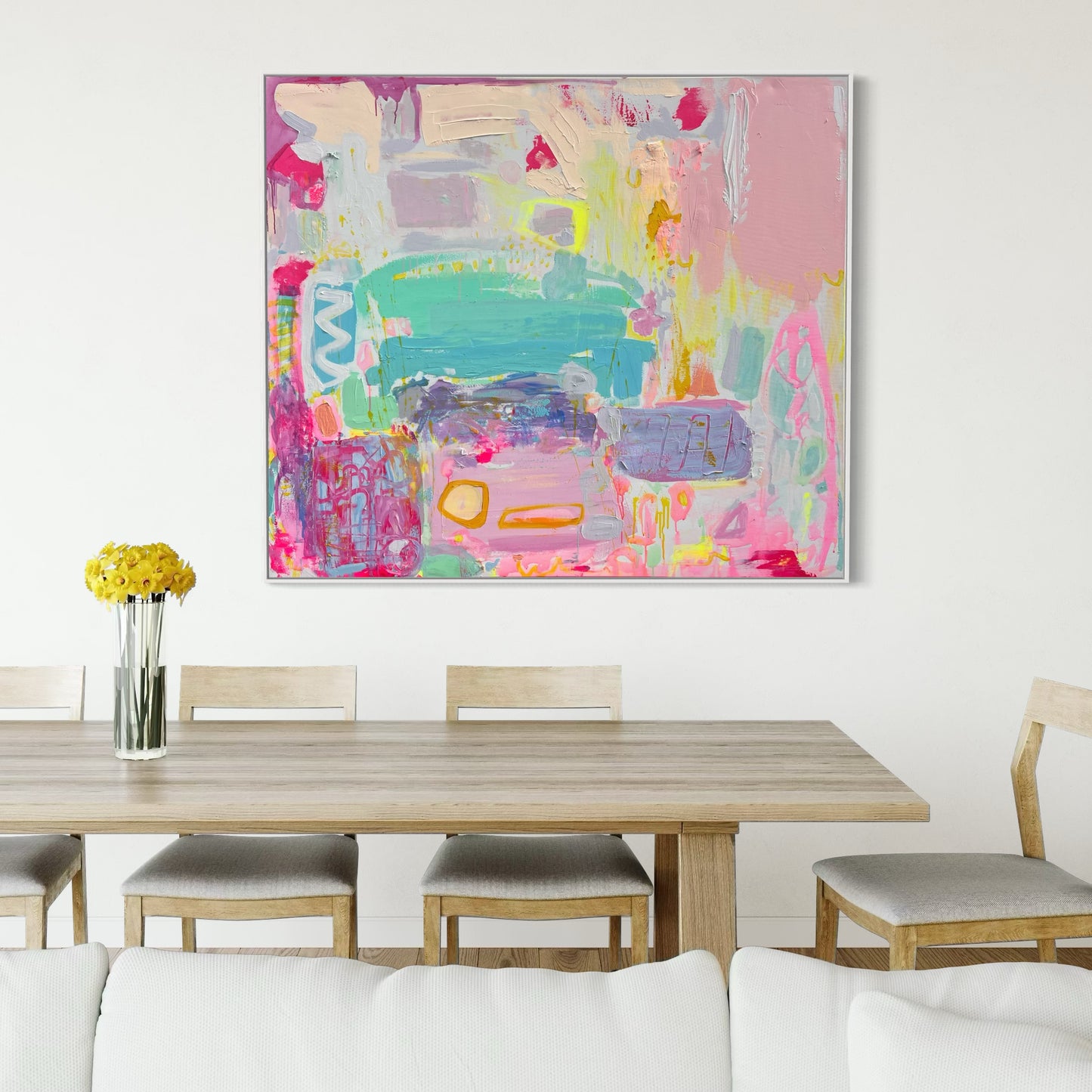 'Render Me Happy'  153cm x 132cm - Kathryn Sillince Artist
